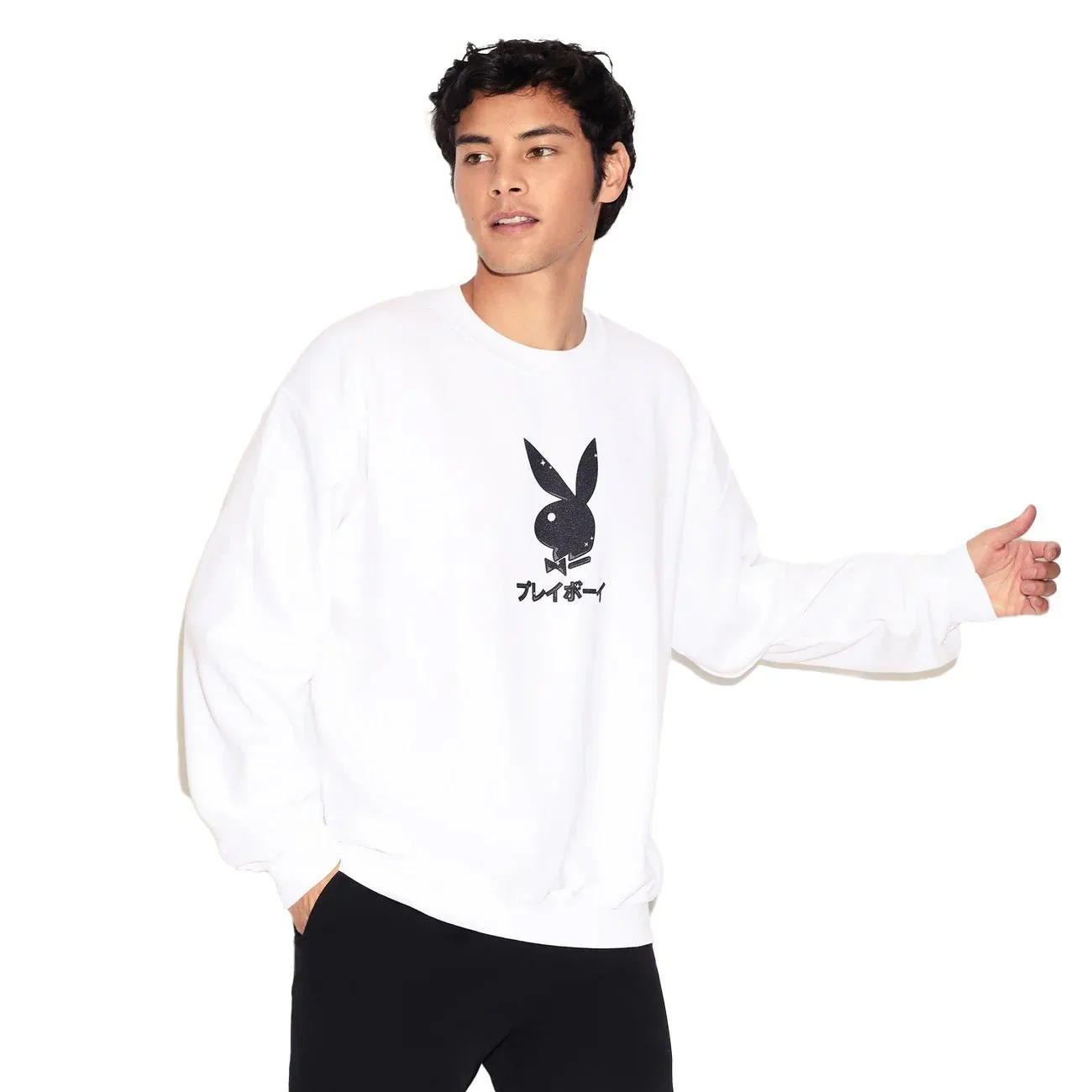 Playboy Ace of Club Crewneck Sweatshirt - Image 3