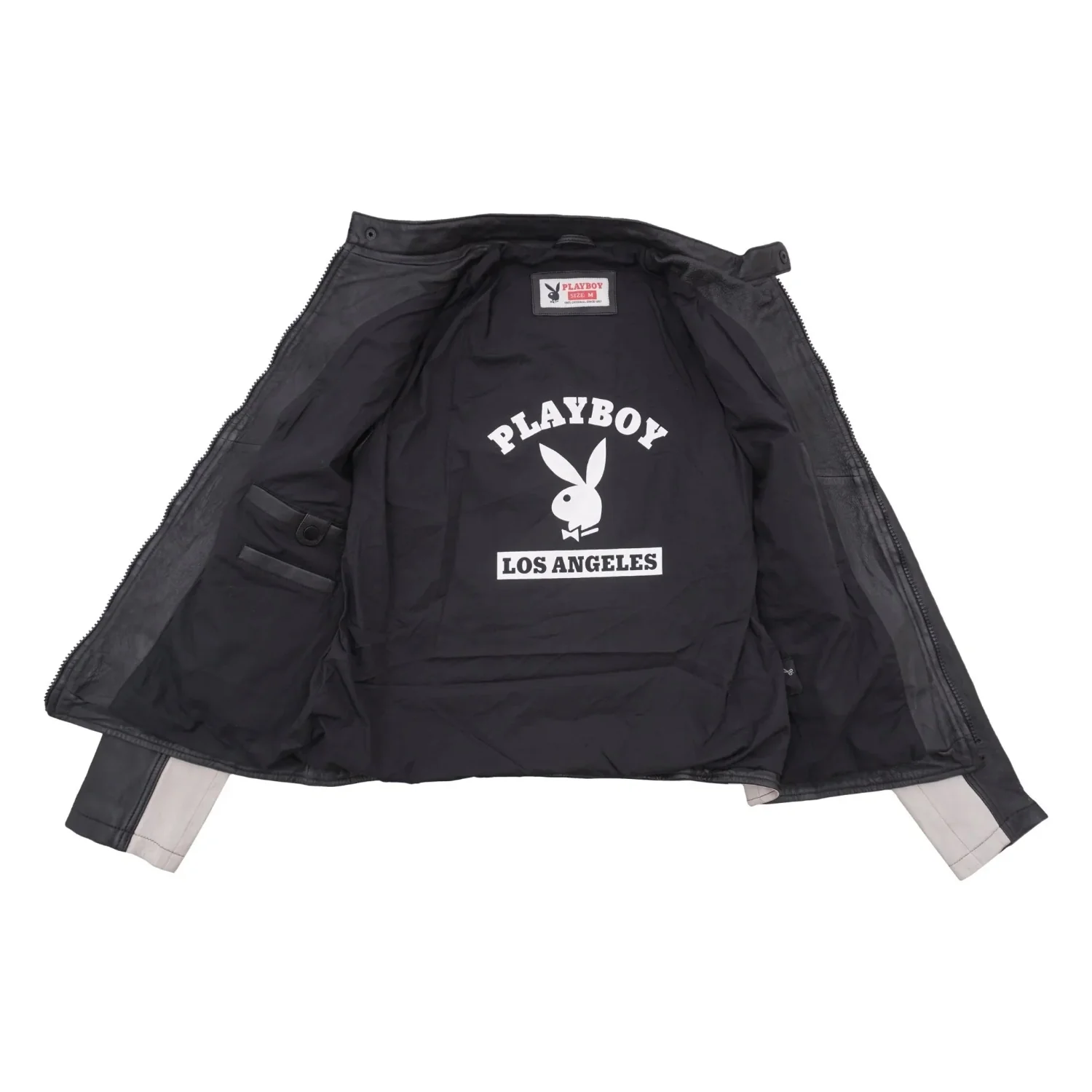 Playboy Anderson Men's Leather Jacket - Image 8