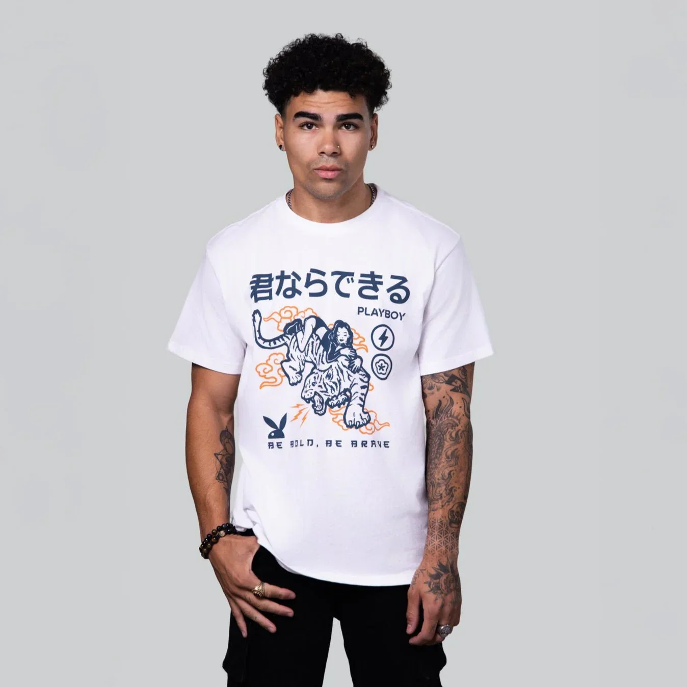 Playboy Be Brave Tee - Image 3