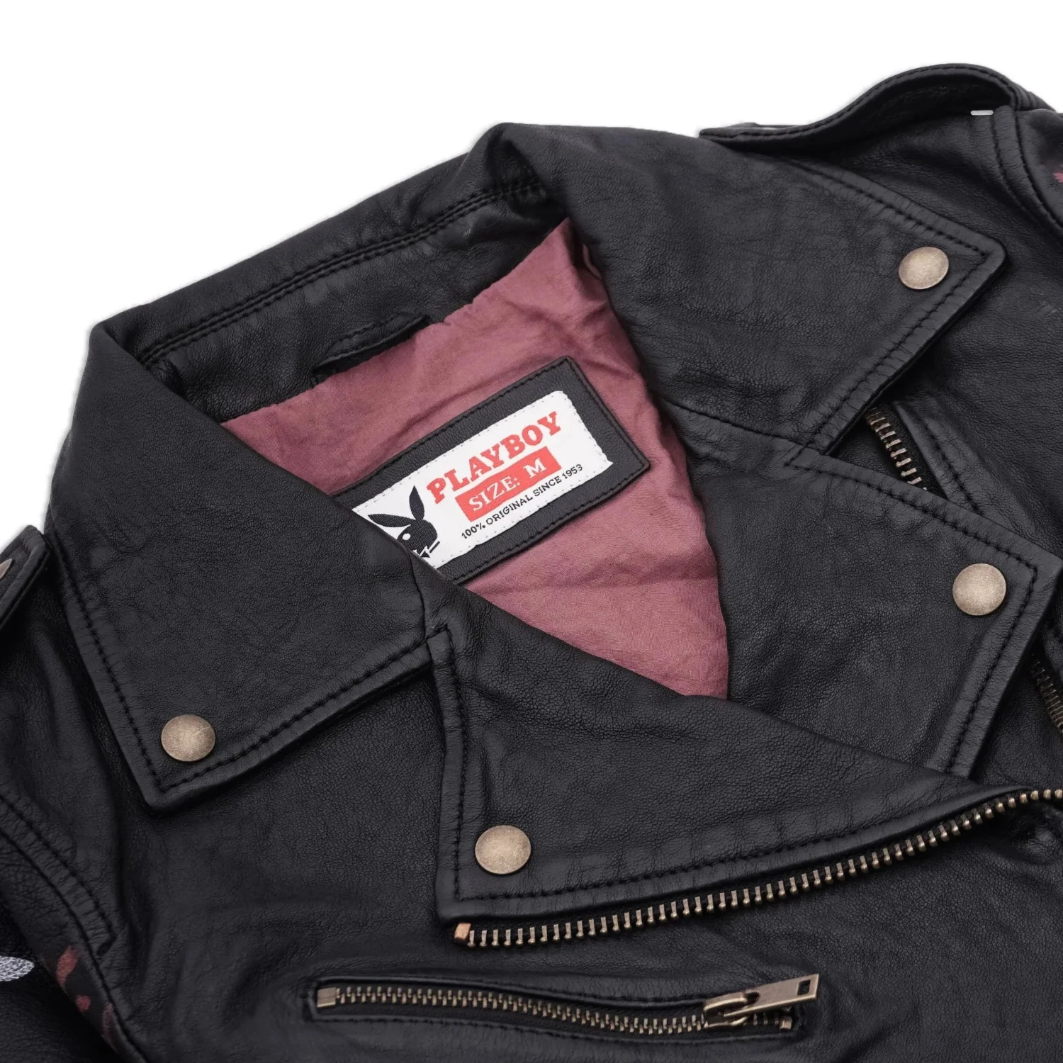 Playboy Becker Women's Leather Jacket - Image 5
