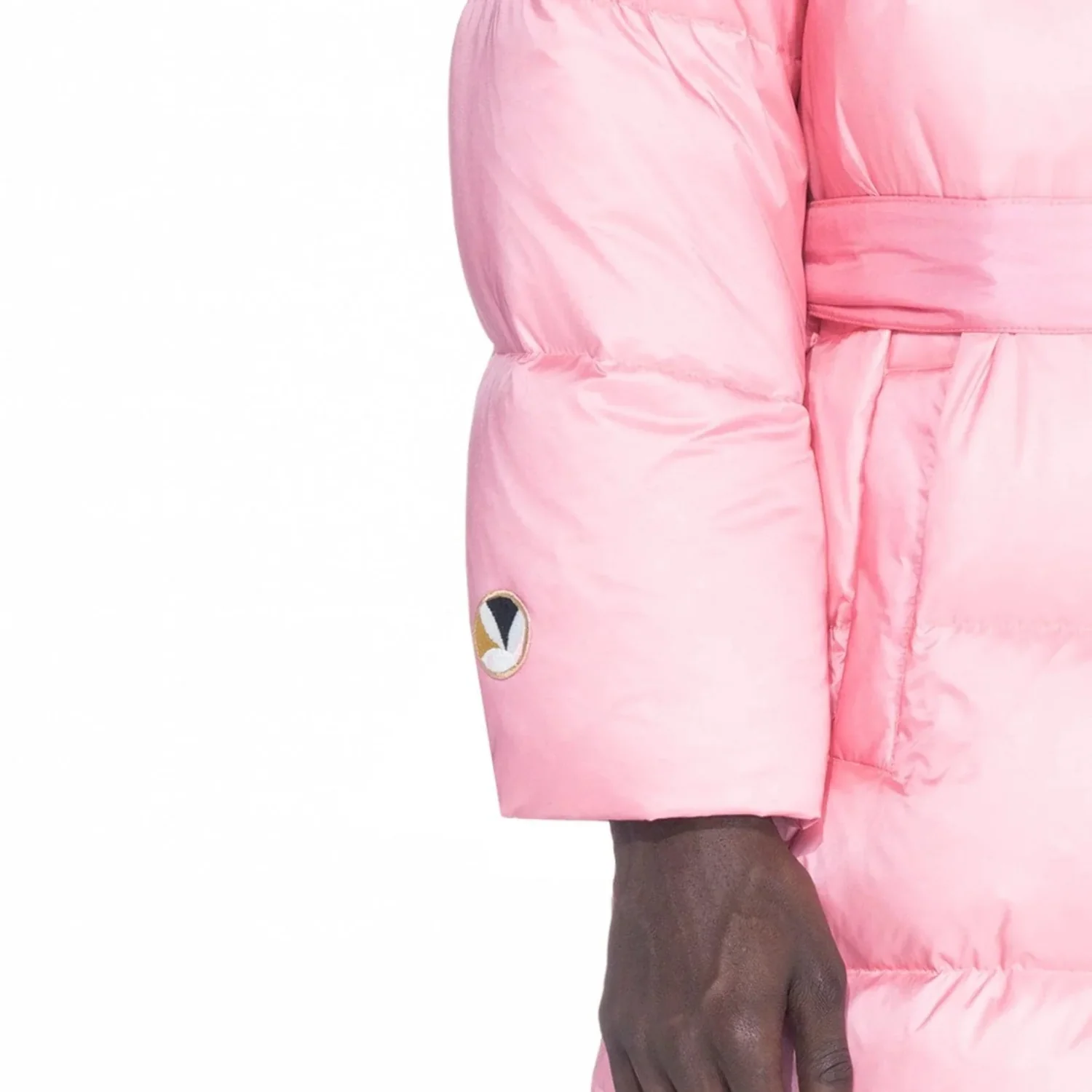 Playboy Belted Long Puffer Jacket - Image 10