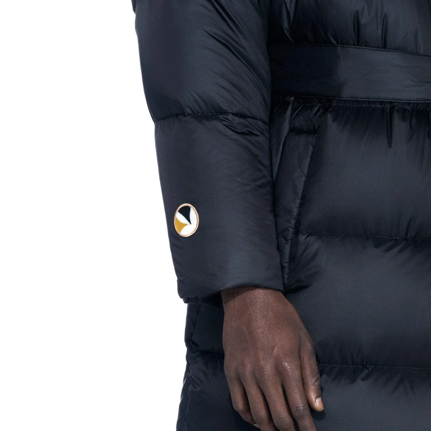 Playboy Belted Long Puffer Jacket - Image 13