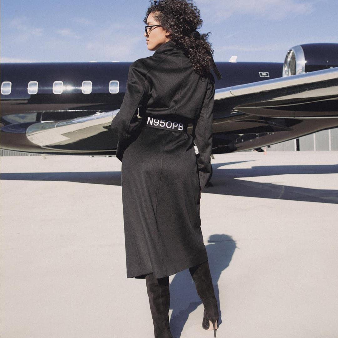 Playboy Belted Long Wool Robe Coat - Image 5