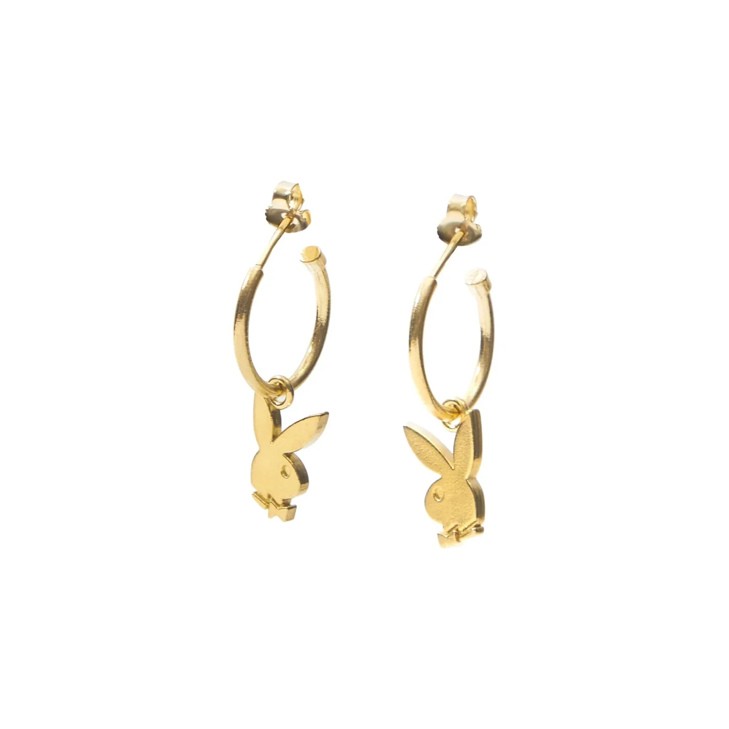 Playboy Bunny Huggie Hoops