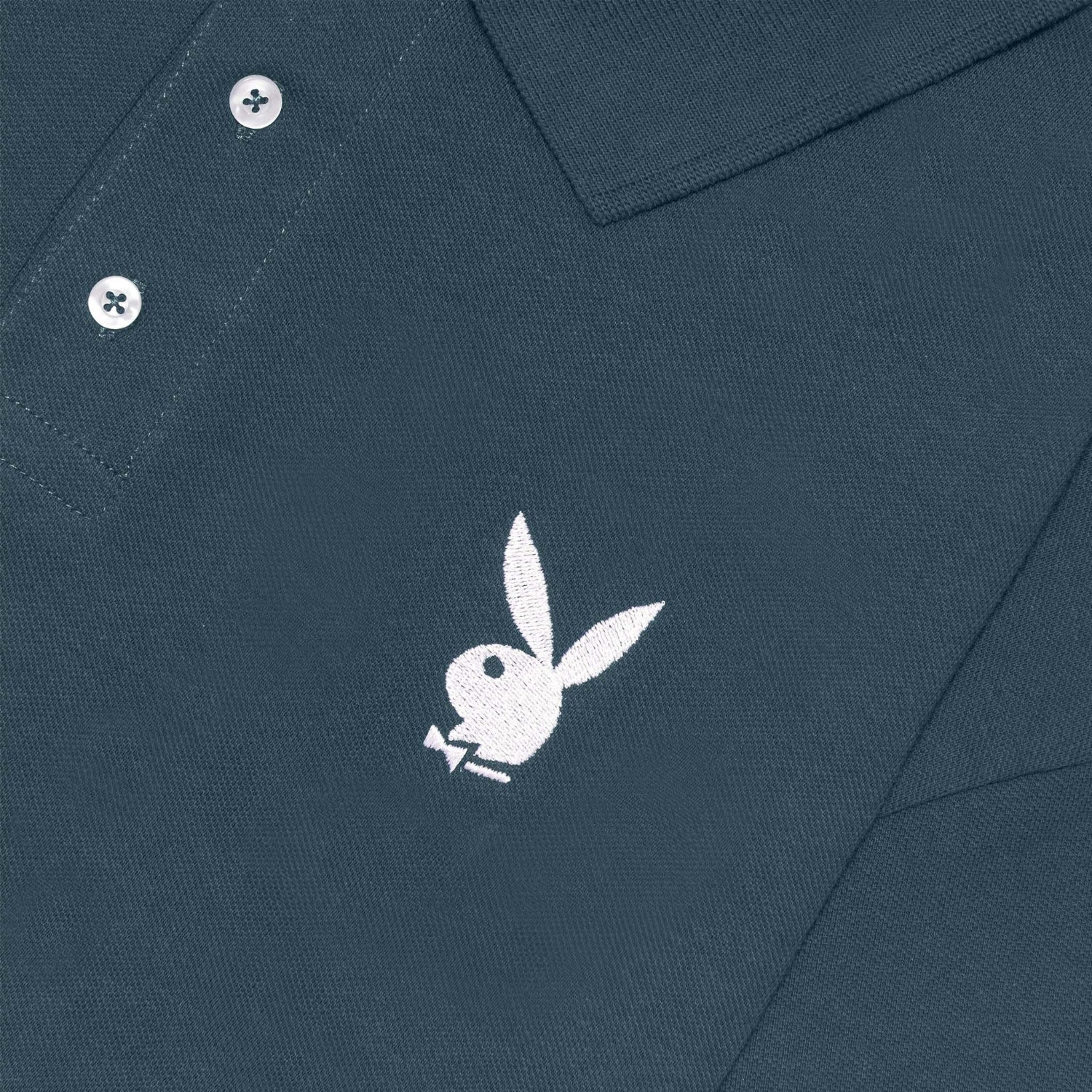Playboy Classic Rabbit Head Polo Shirt - Image 5