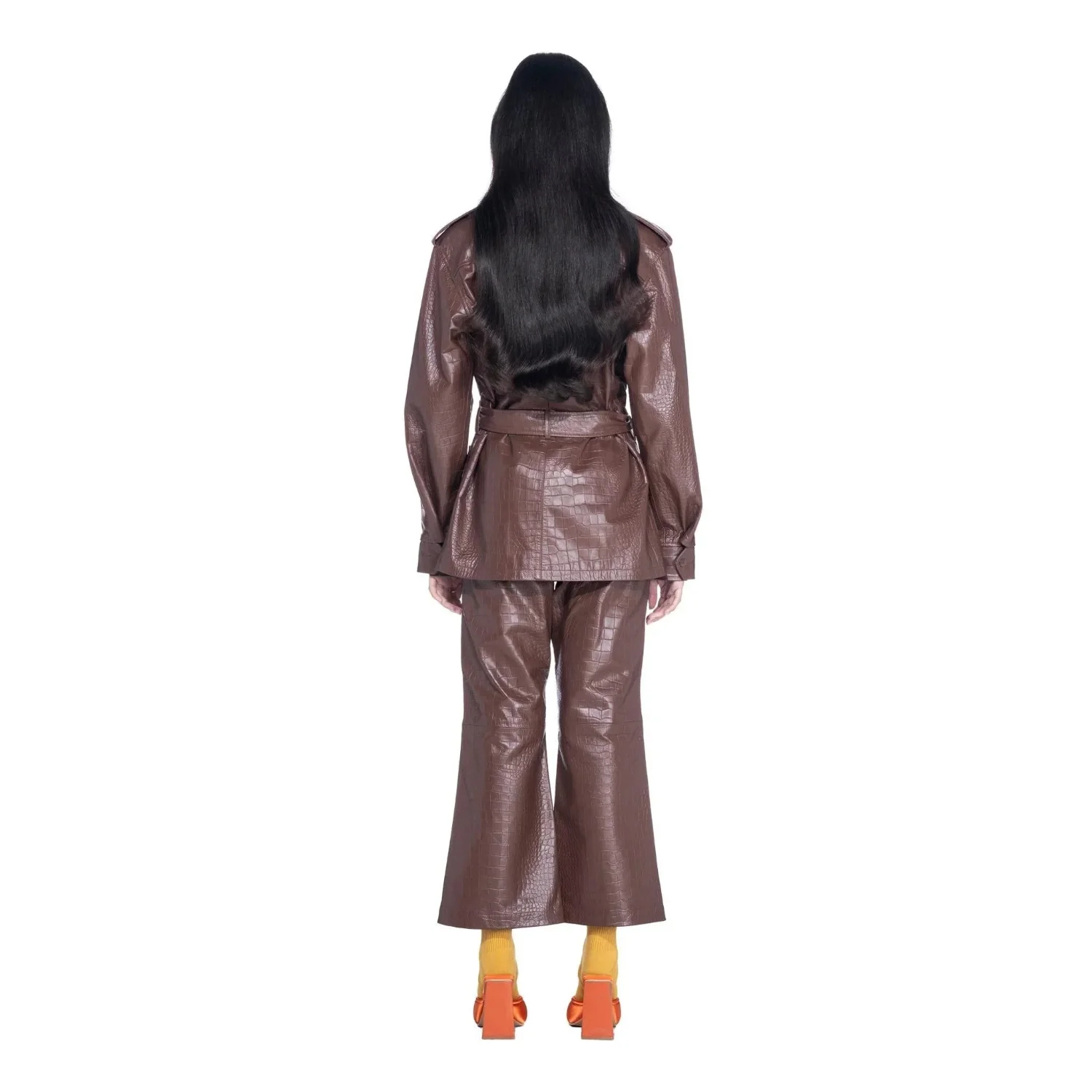 Playboy Crocodile Leather Safari Jacket - Image 8