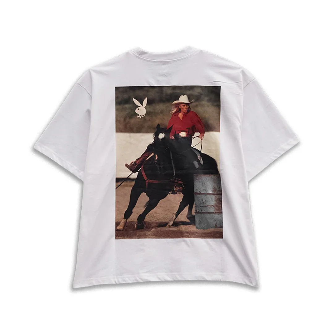Playboy Equestrian Boxy Tee