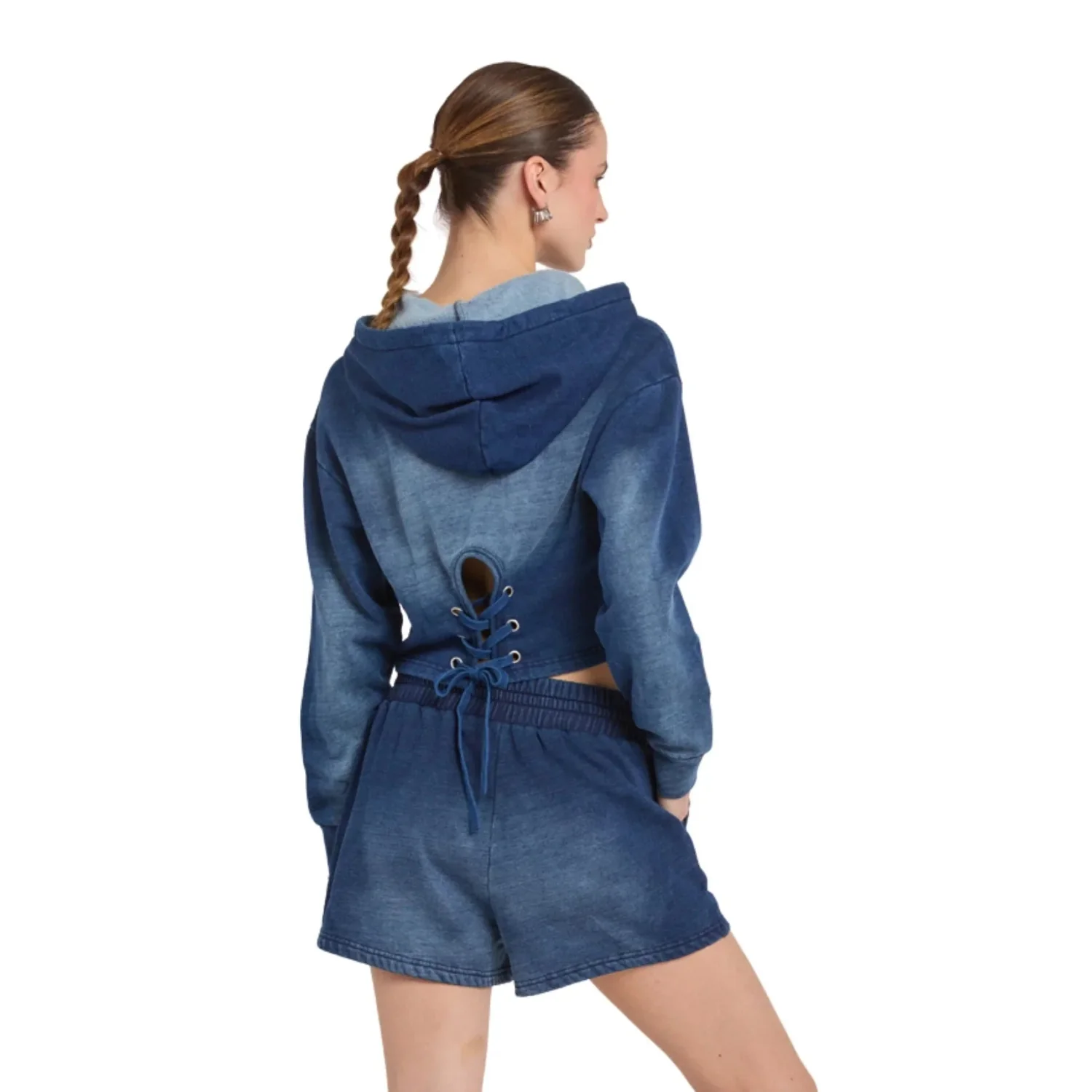 Playboy Fray Boy Crop Sweatshirt - Image 2