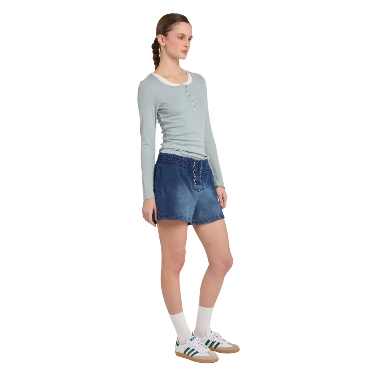 Playboy Fray Boy Lace Up Short - Image 4