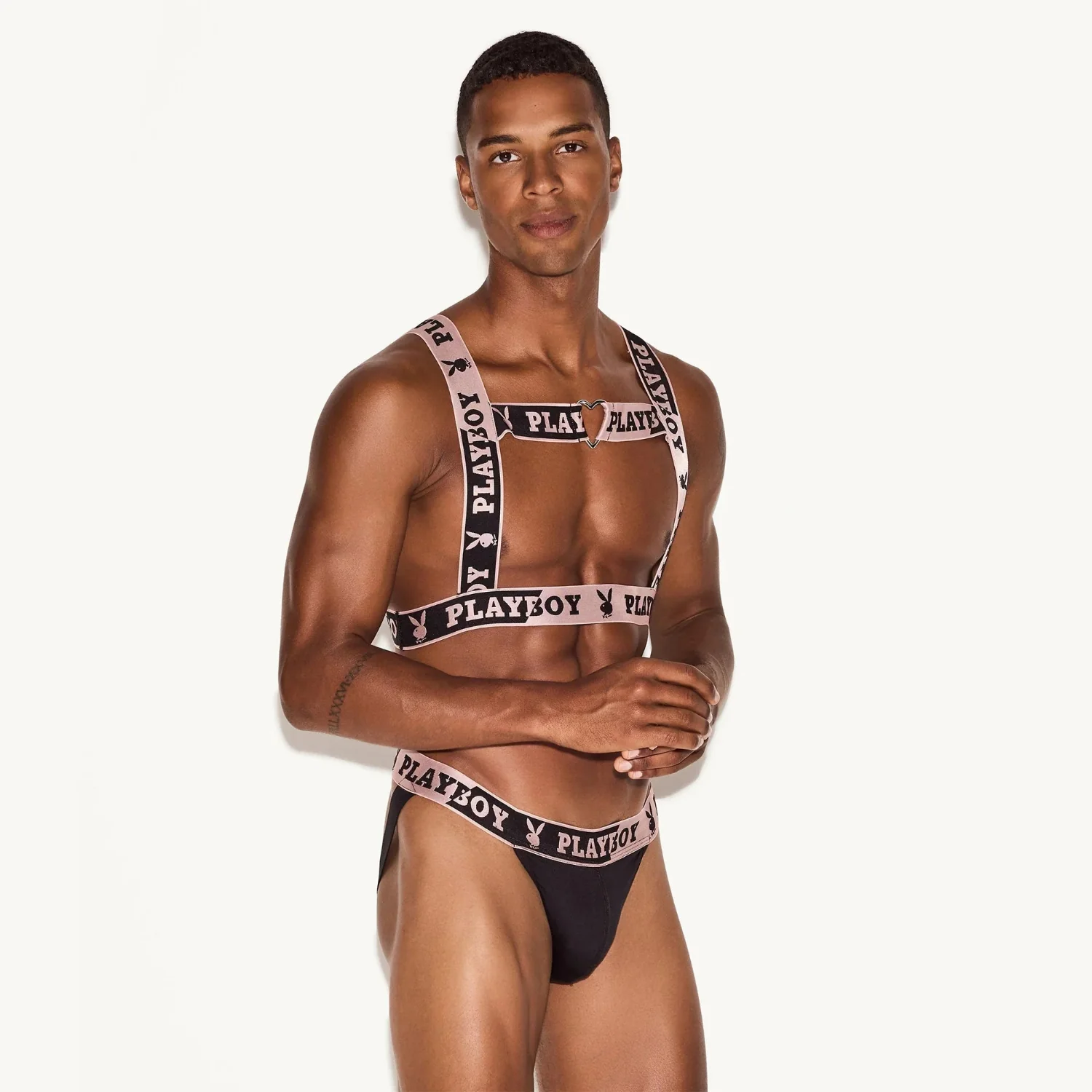 Playboy Men's Broken Hearts Harness
