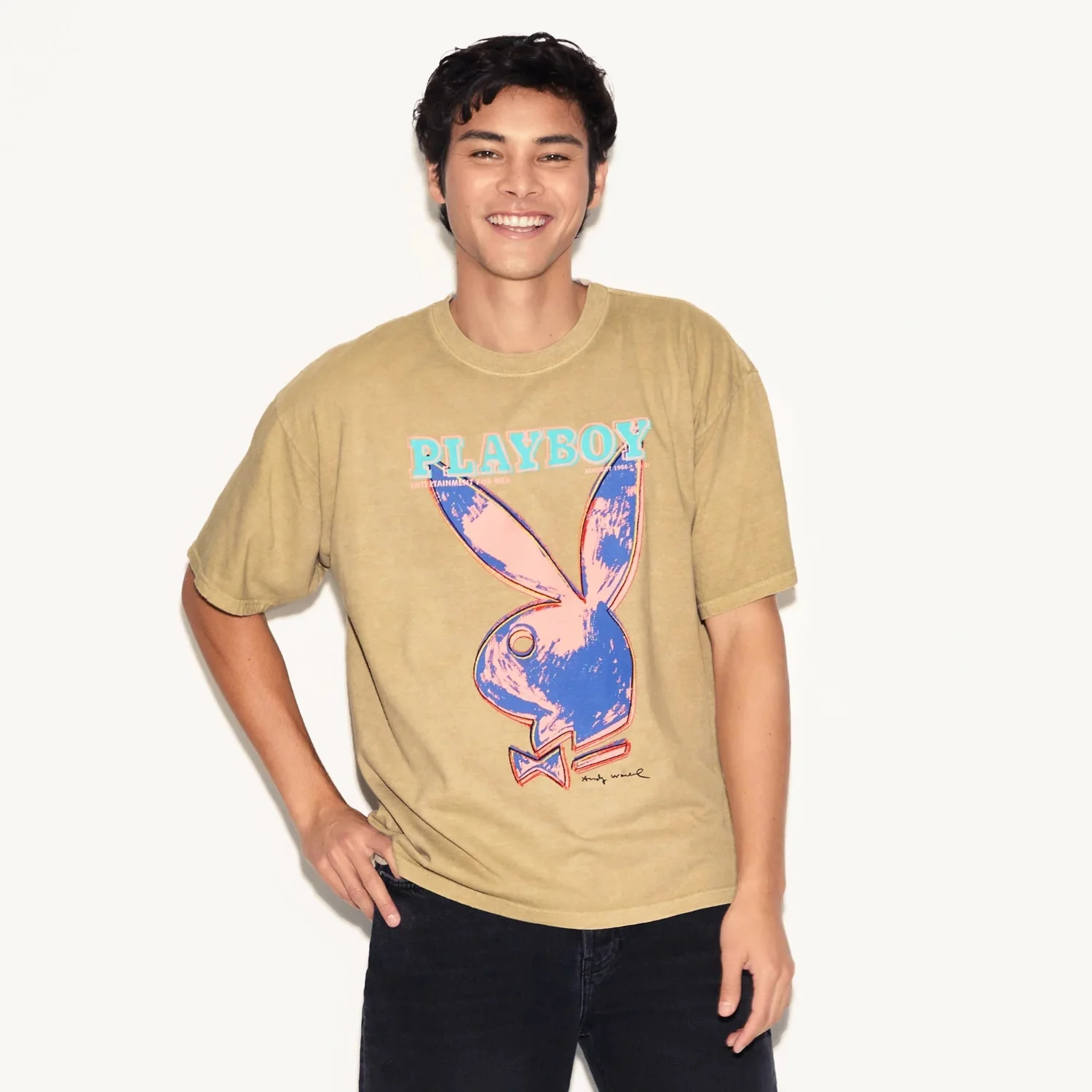 Playboy January 1986 PLAYBOY Pop Art Cover T-Shirt - Image 3