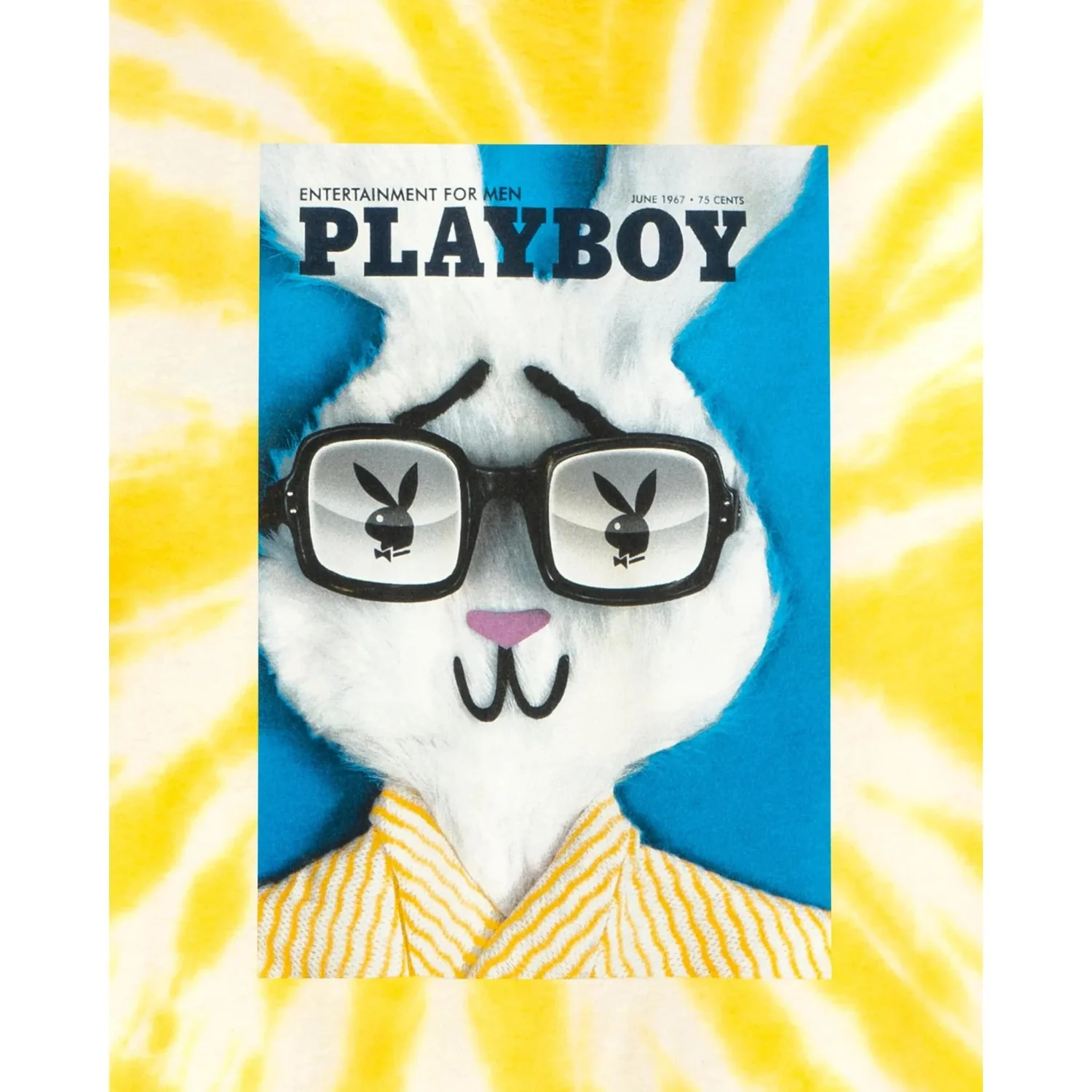 Playboy June 1967 Cover Tie-Dye T-Shirt - Image 2