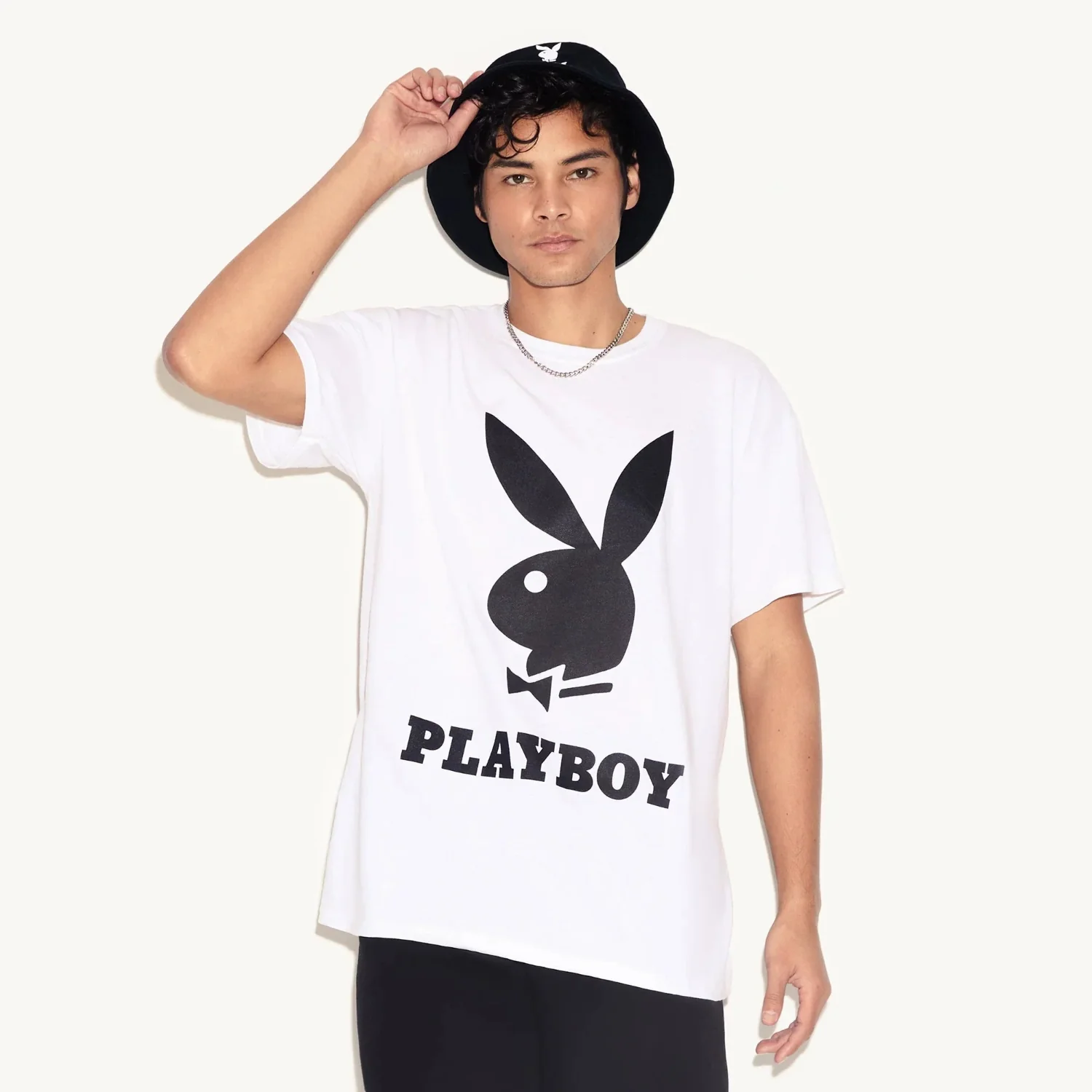 Playboy Rabbit Head Logo Bucket Hat - Image 4