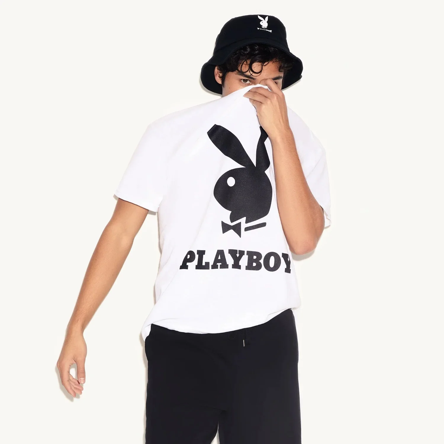 Playboy Rabbit Head Logo Bucket Hat - Image 5