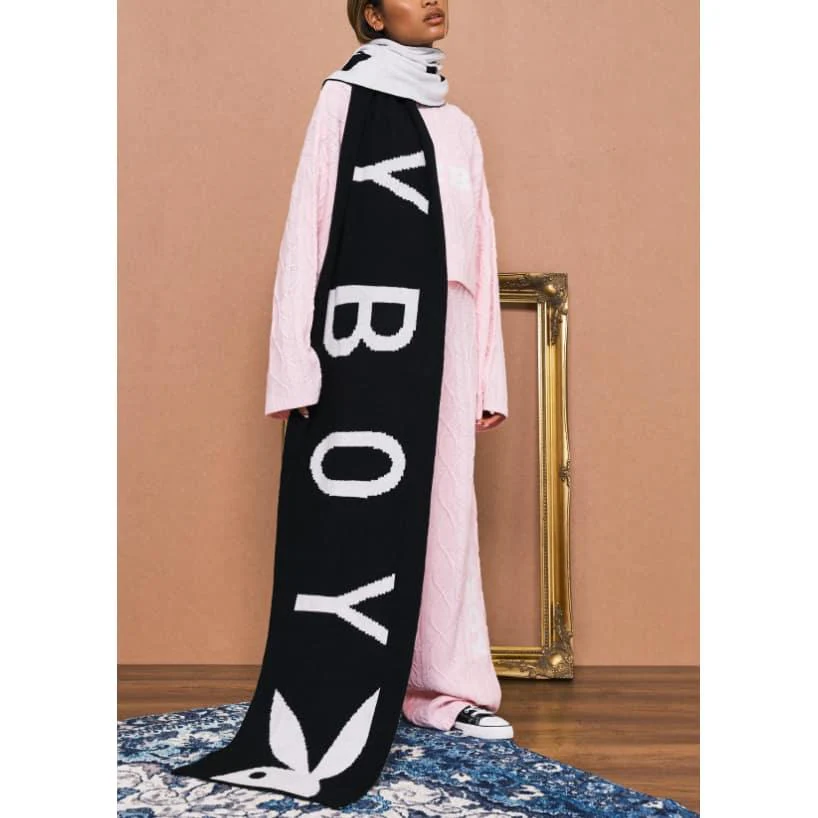 Playboy Women's Knit Logo Scarf - Image 5
