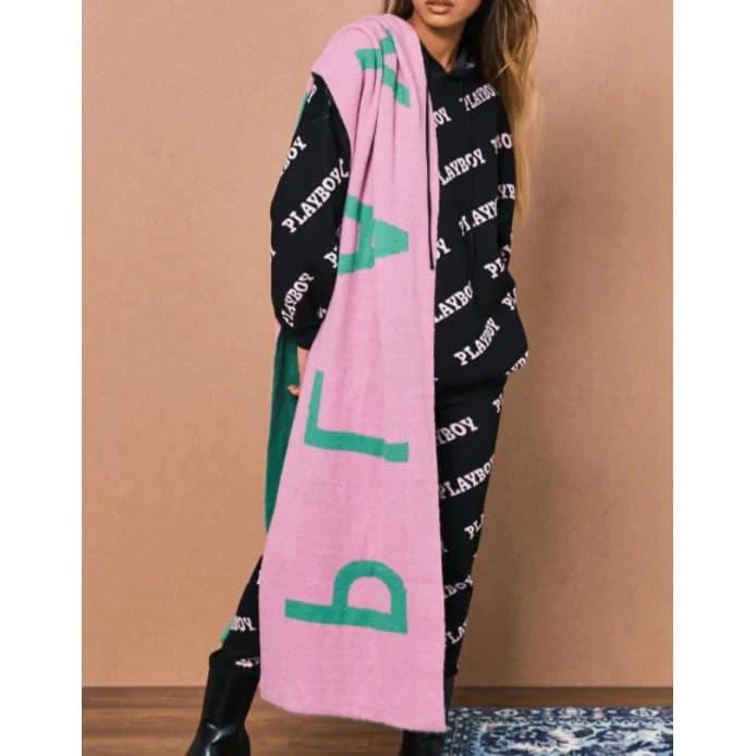 Playboy Women's Knit Logo Scarf - Image 6