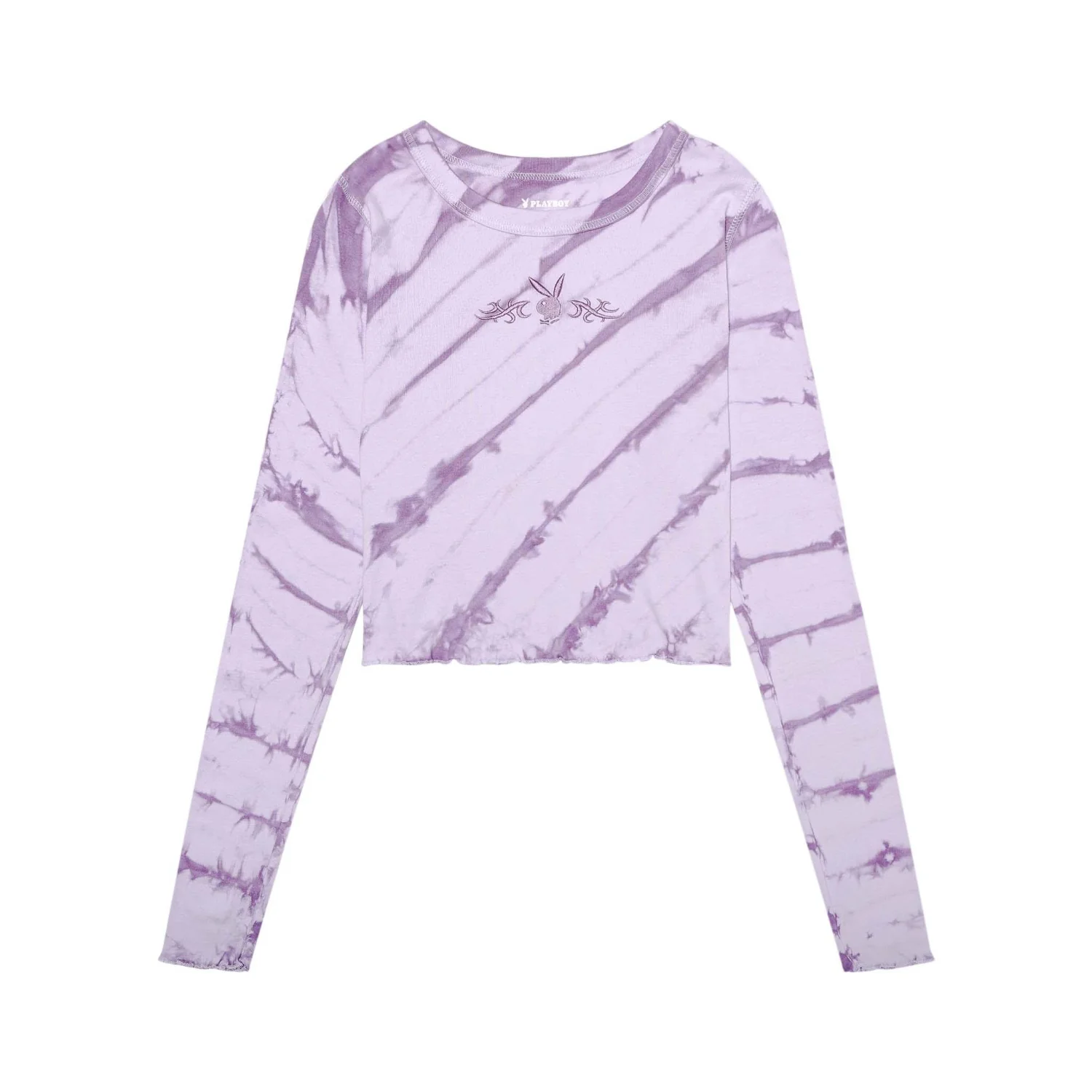 Playboy Women's Contrast Stitch Long Sleeve