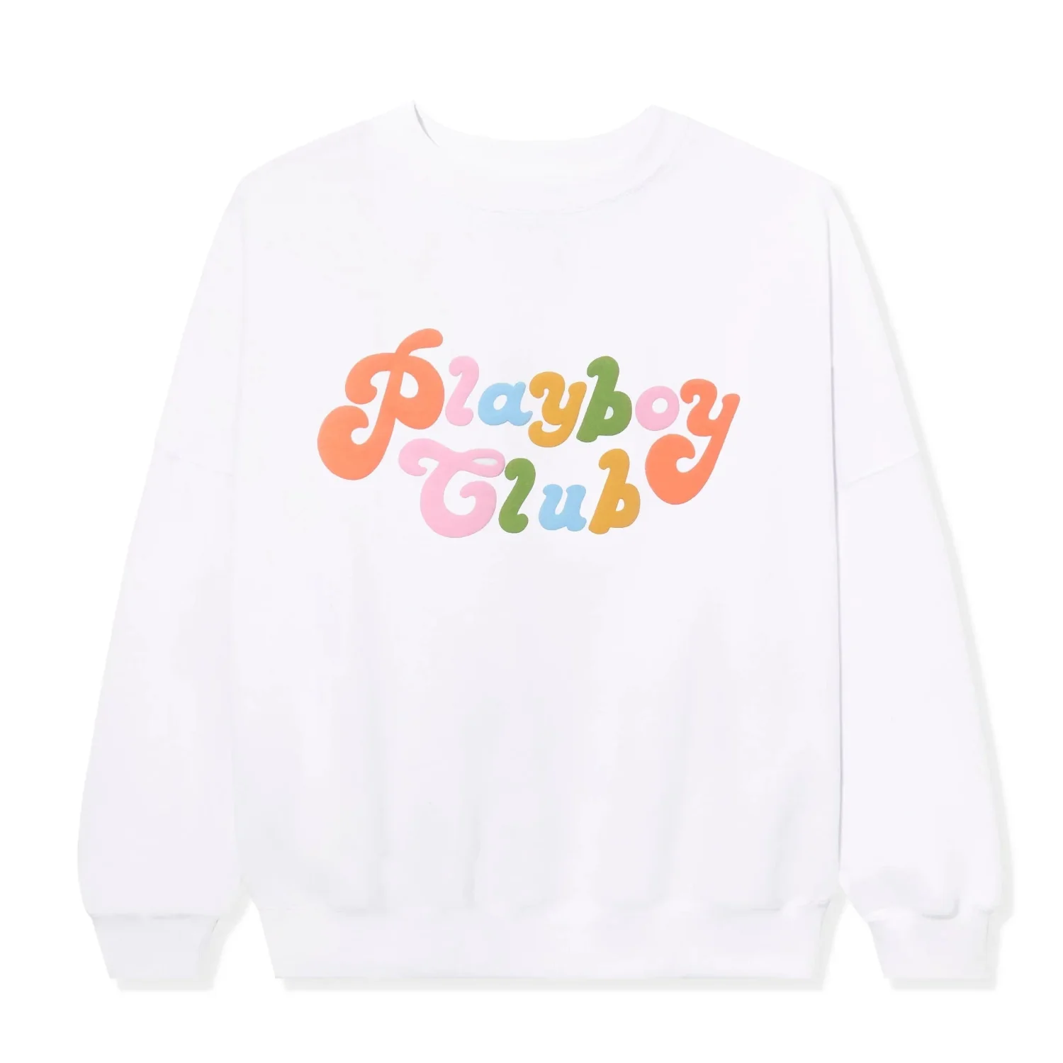 Playboy Women's Playboy Club Rainbow Crewneck