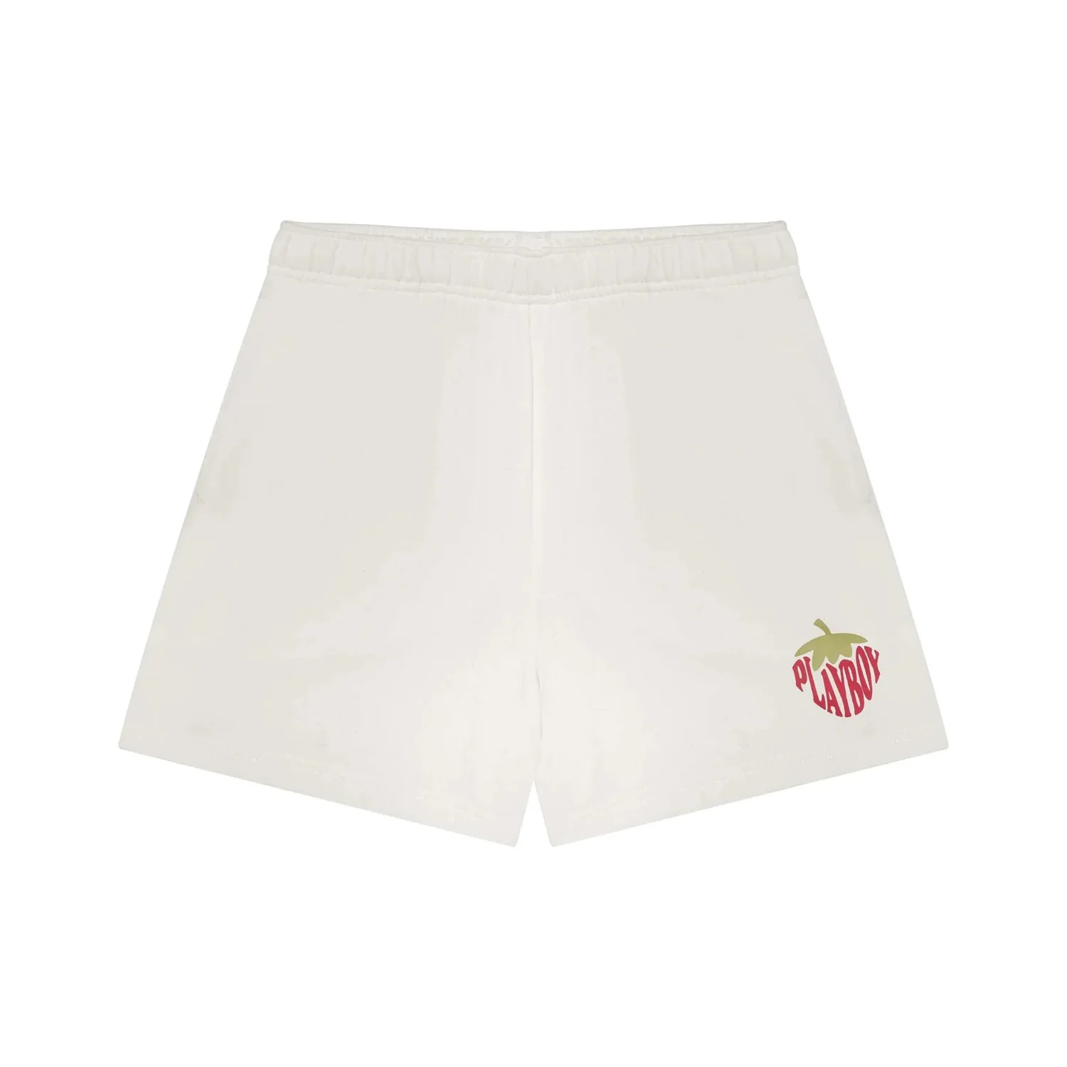 Playboy Women's Strawberry Love Boyfriend Sweatshort