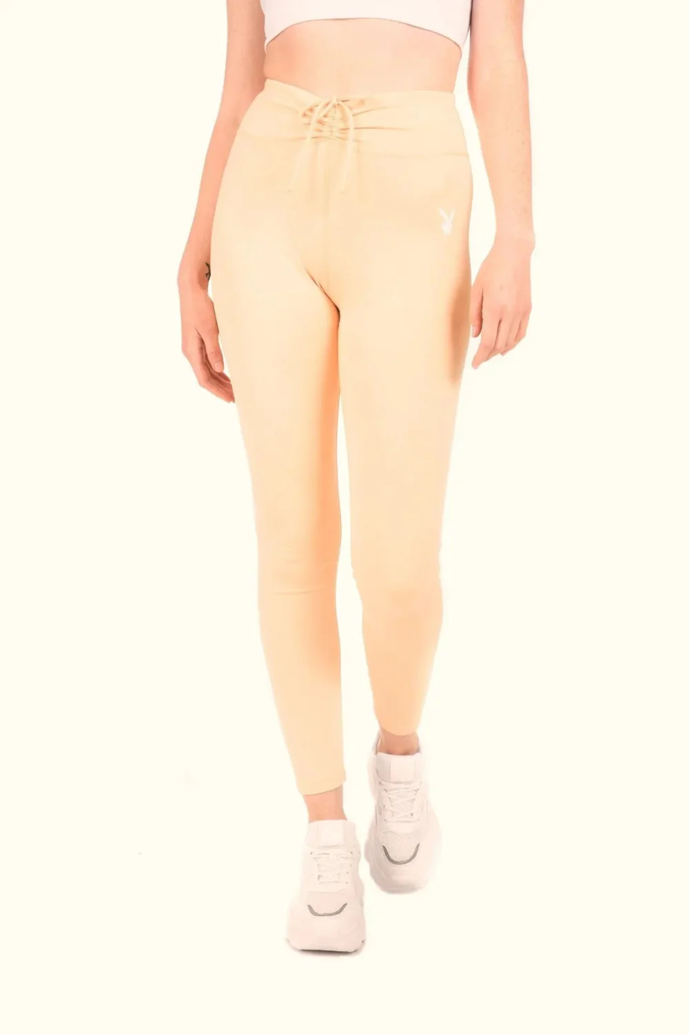 Playboy x Missguided - Women's Active Ruched Waistband Leggings