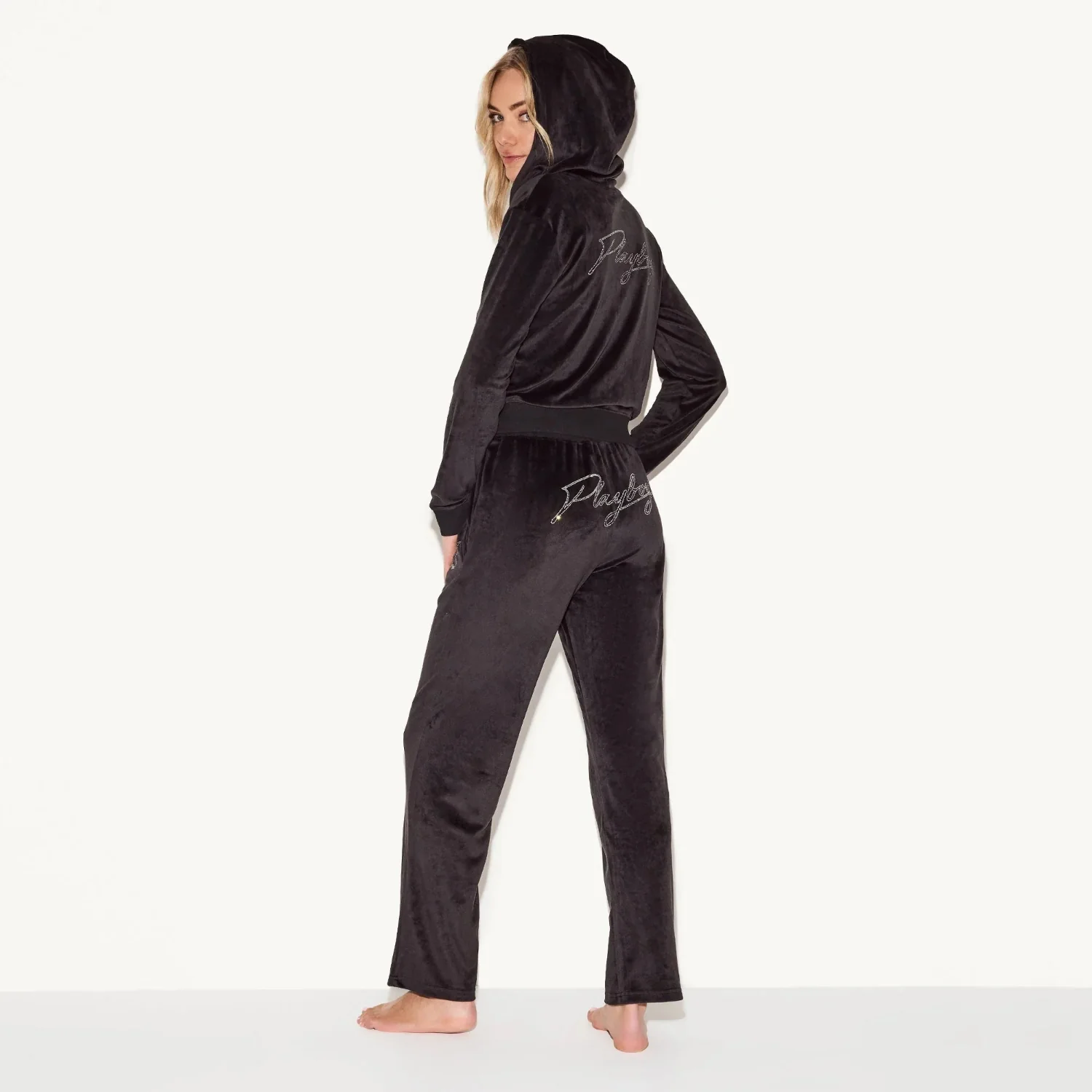 Playboy Women's Velour Pants - Image 5