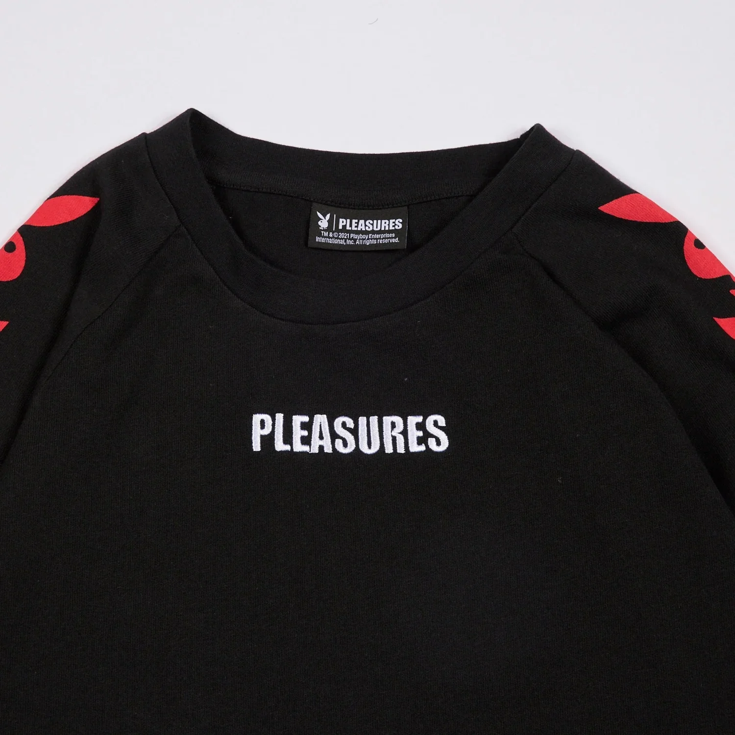 Playboy x Pleasures Rabbit Head Raglan Long Sleeve T-Shirt - Image 5