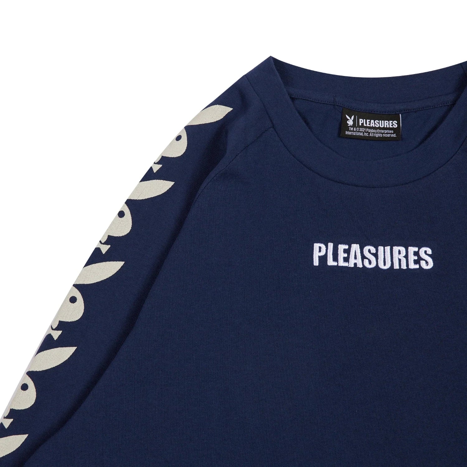 Playboy x Pleasures Rabbit Head Raglan Long Sleeve T-Shirt - Image 6
