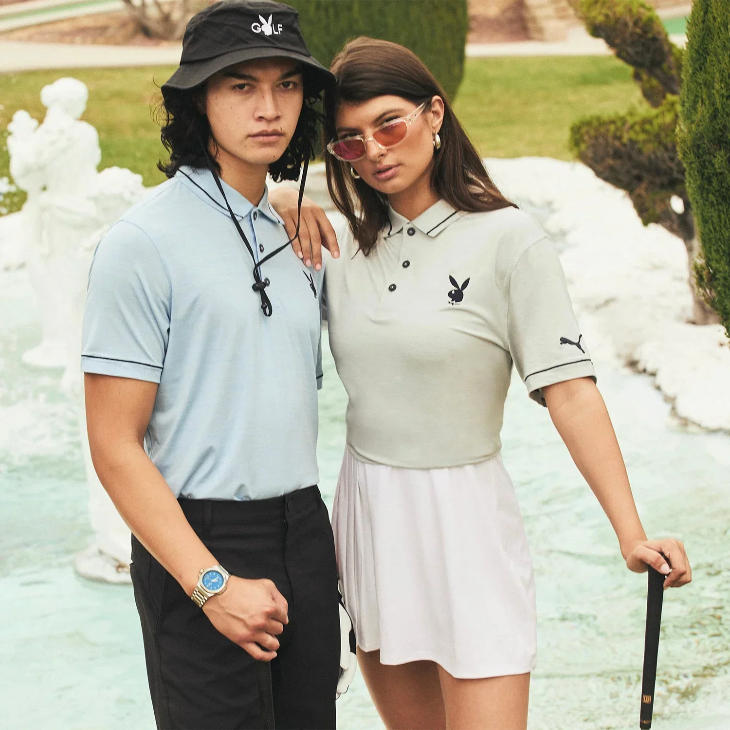 Playboy Puma Golf Tipped Performance Polo - Image 9