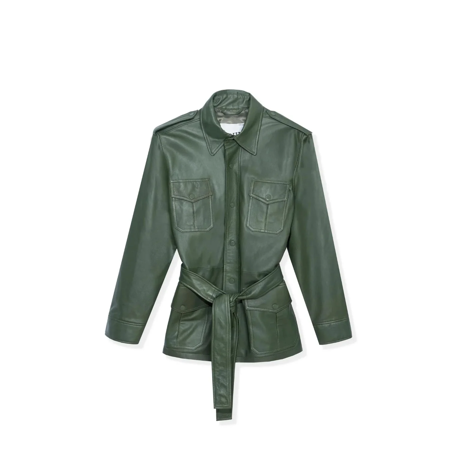 Playboy Leather Safari Jacket - Image 3