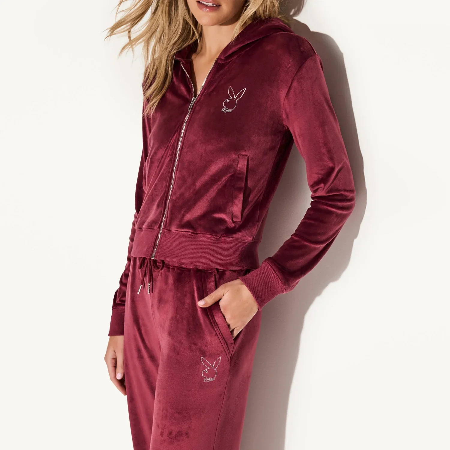 Playboy Women's Velour Jacket - Image 15