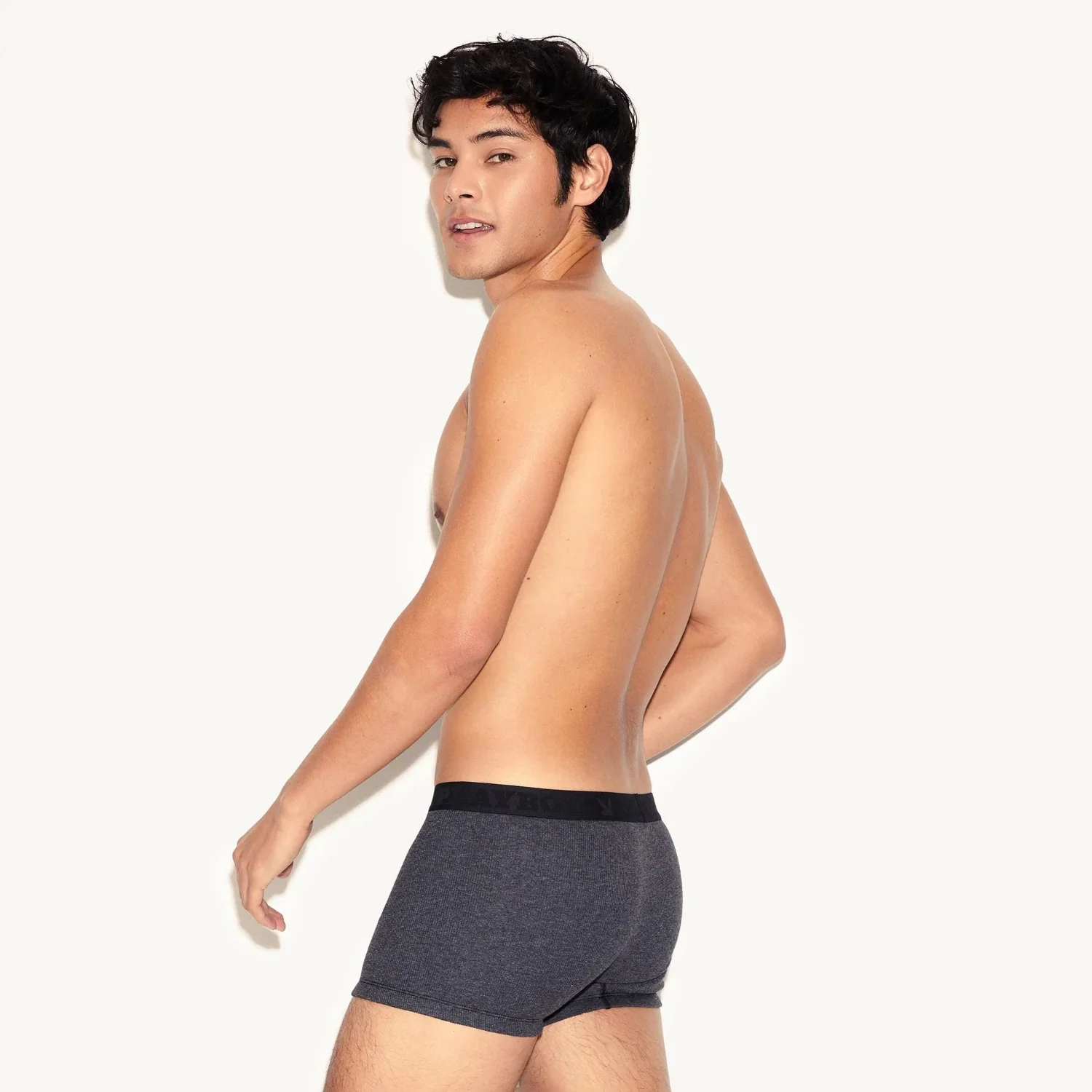 Playboy Men's Essentials Rib Trunk - Image 4