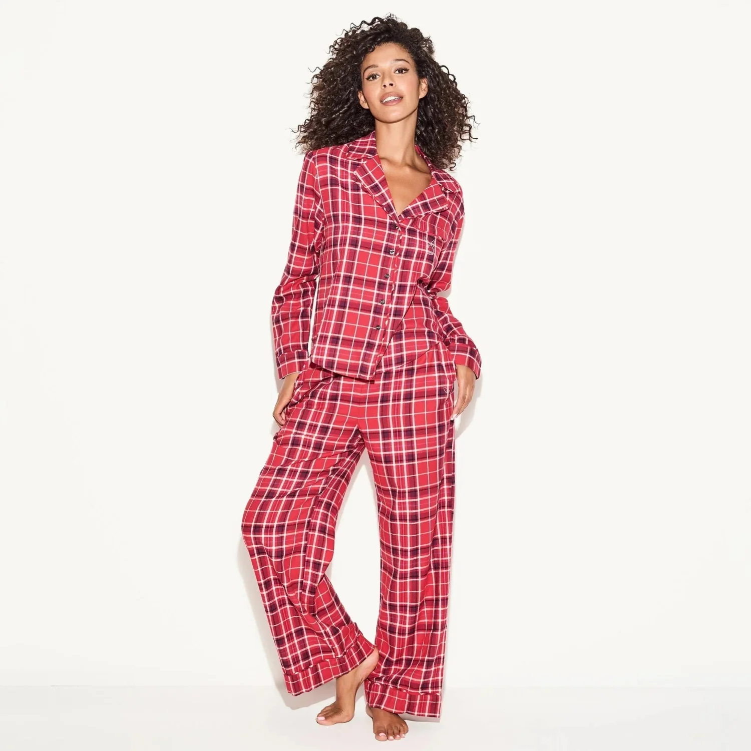 The Playboy Red Flannel Sleep Pajama Pant - Image 4