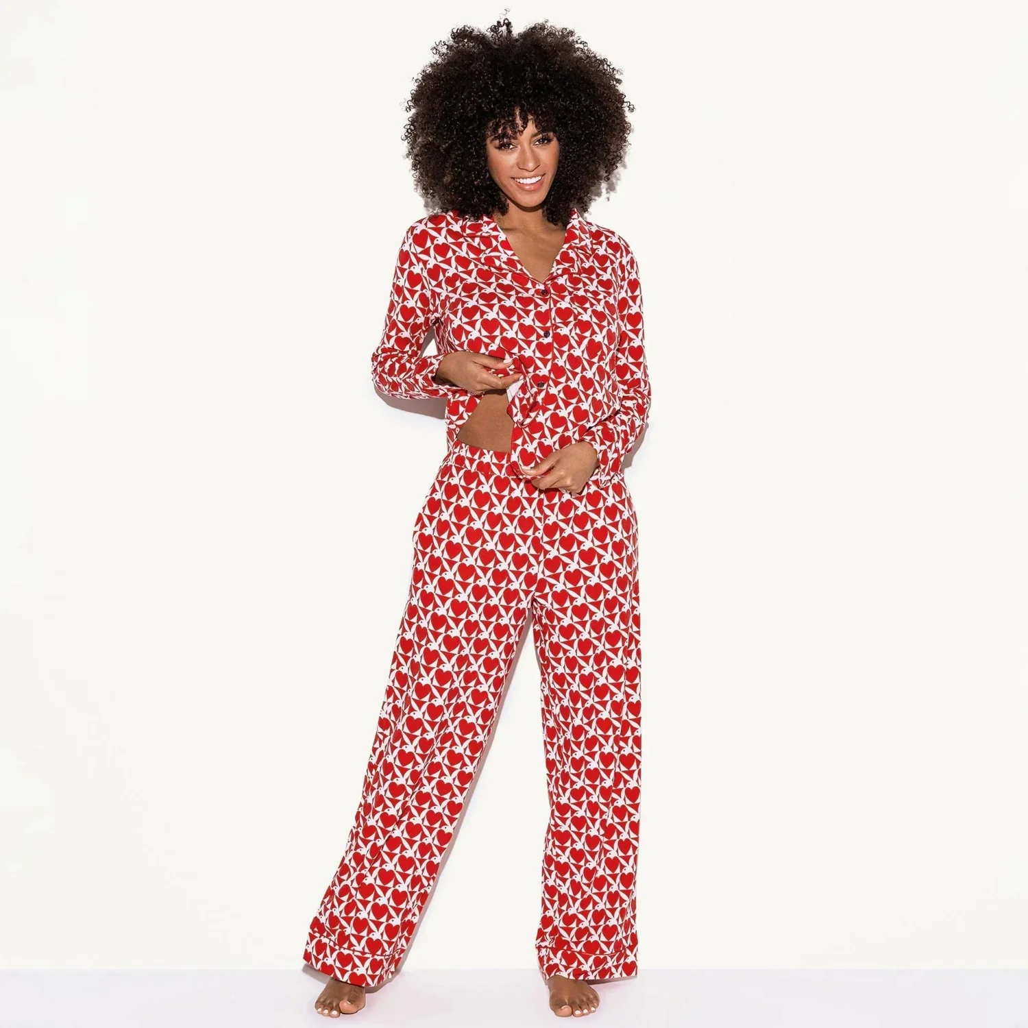 The Playboy Red Slumber Party Pajama Set - Image 3