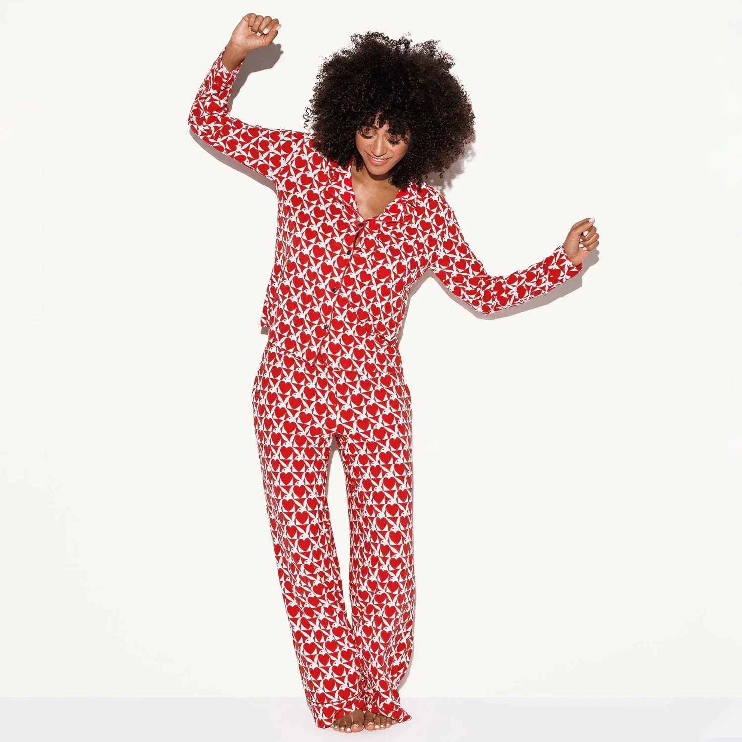 The Playboy Red Slumber Party Pajama Set - Image 4