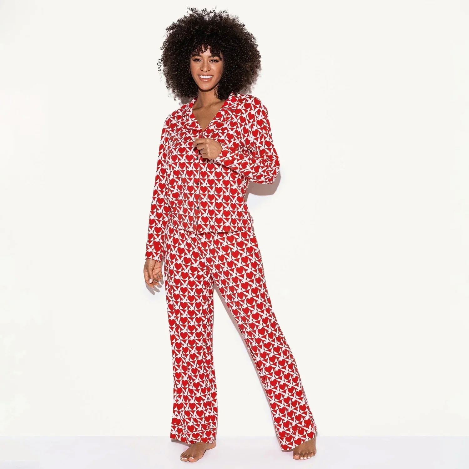 The Playboy Red Slumber Party Pajama Set - Image 5