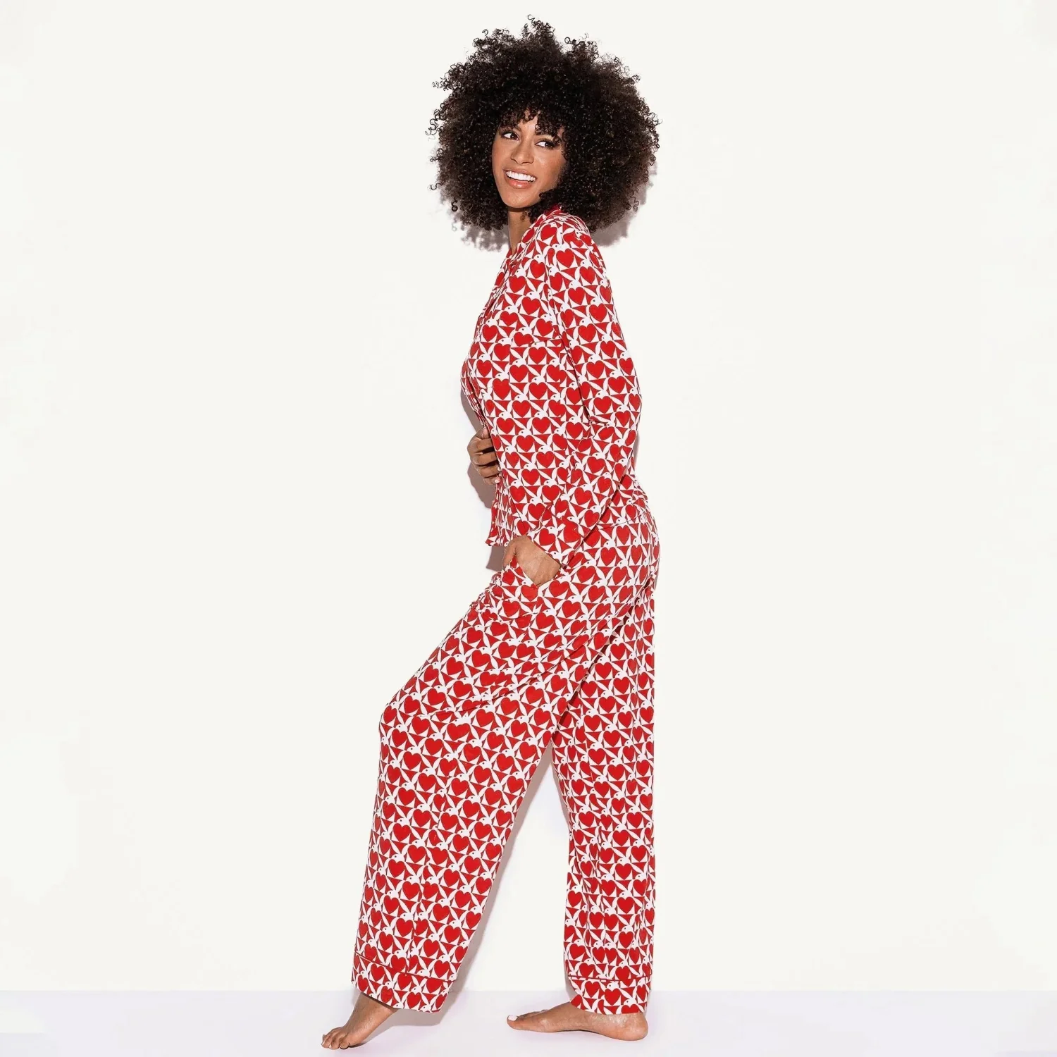 The Playboy Red Slumber Party Pajama Set - Image 6