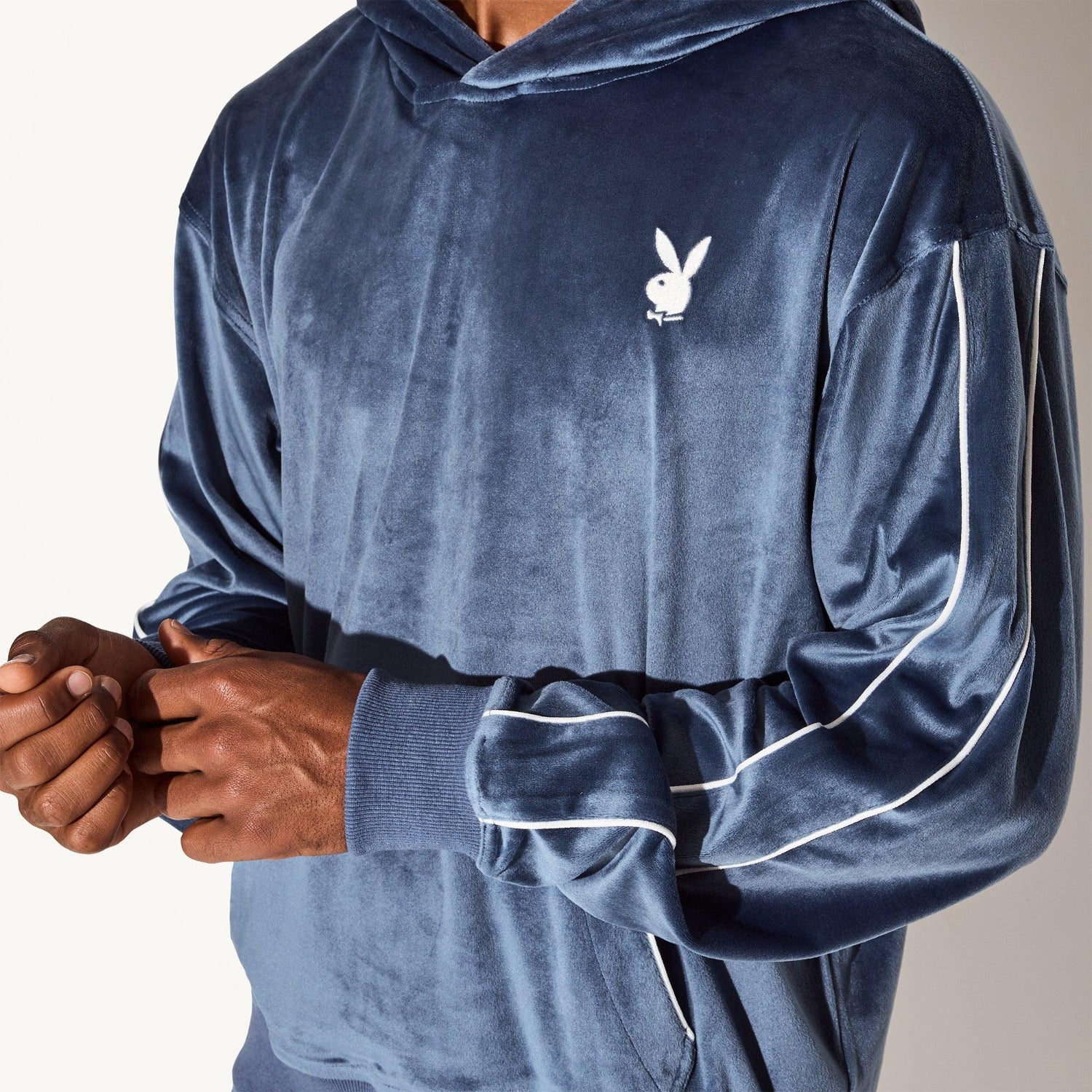 Playboy Men's Velour Hoodie - Image 10