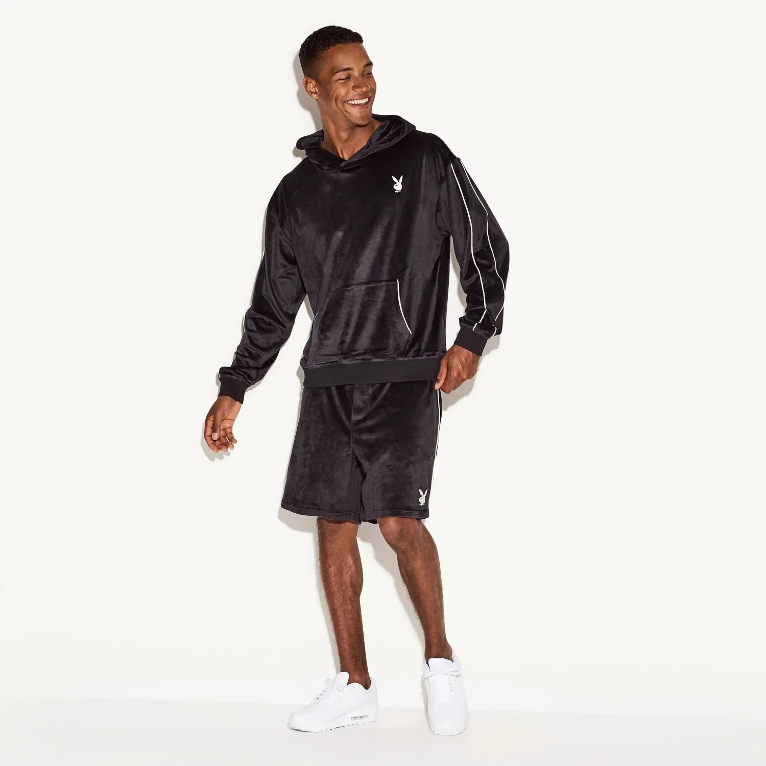 Playboy Men's Velour Hoodie - Image 4