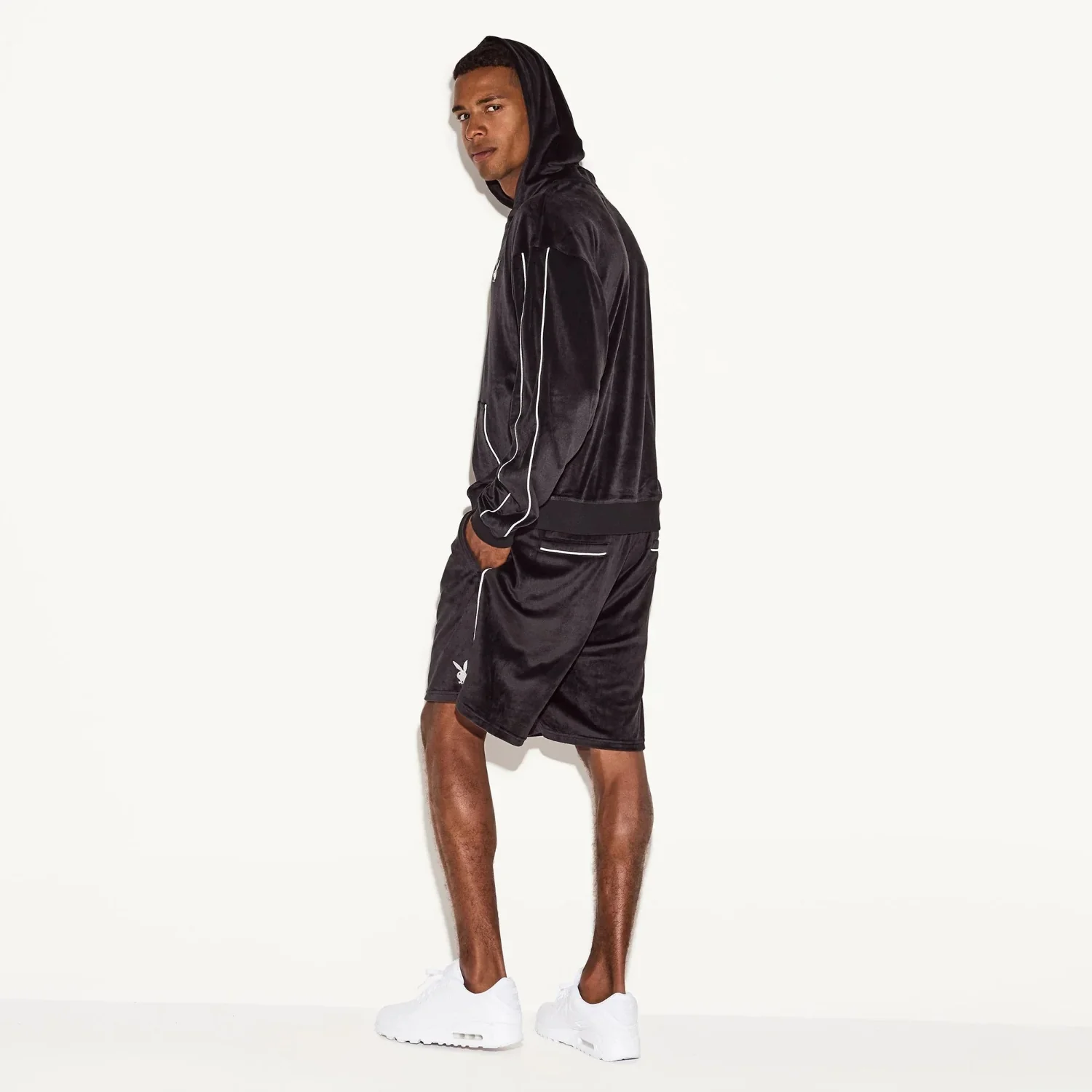 Playboy Men's Velour Hoodie - Image 5