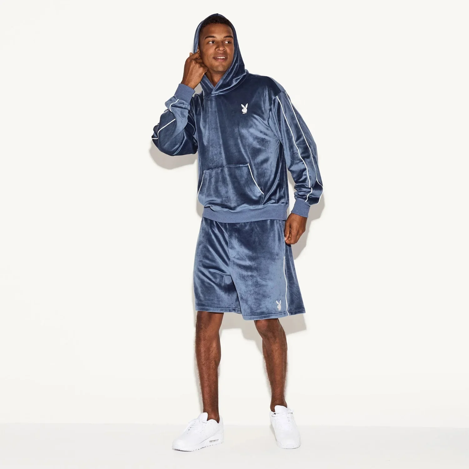 Playboy Men's Velour Hoodie - Image 8