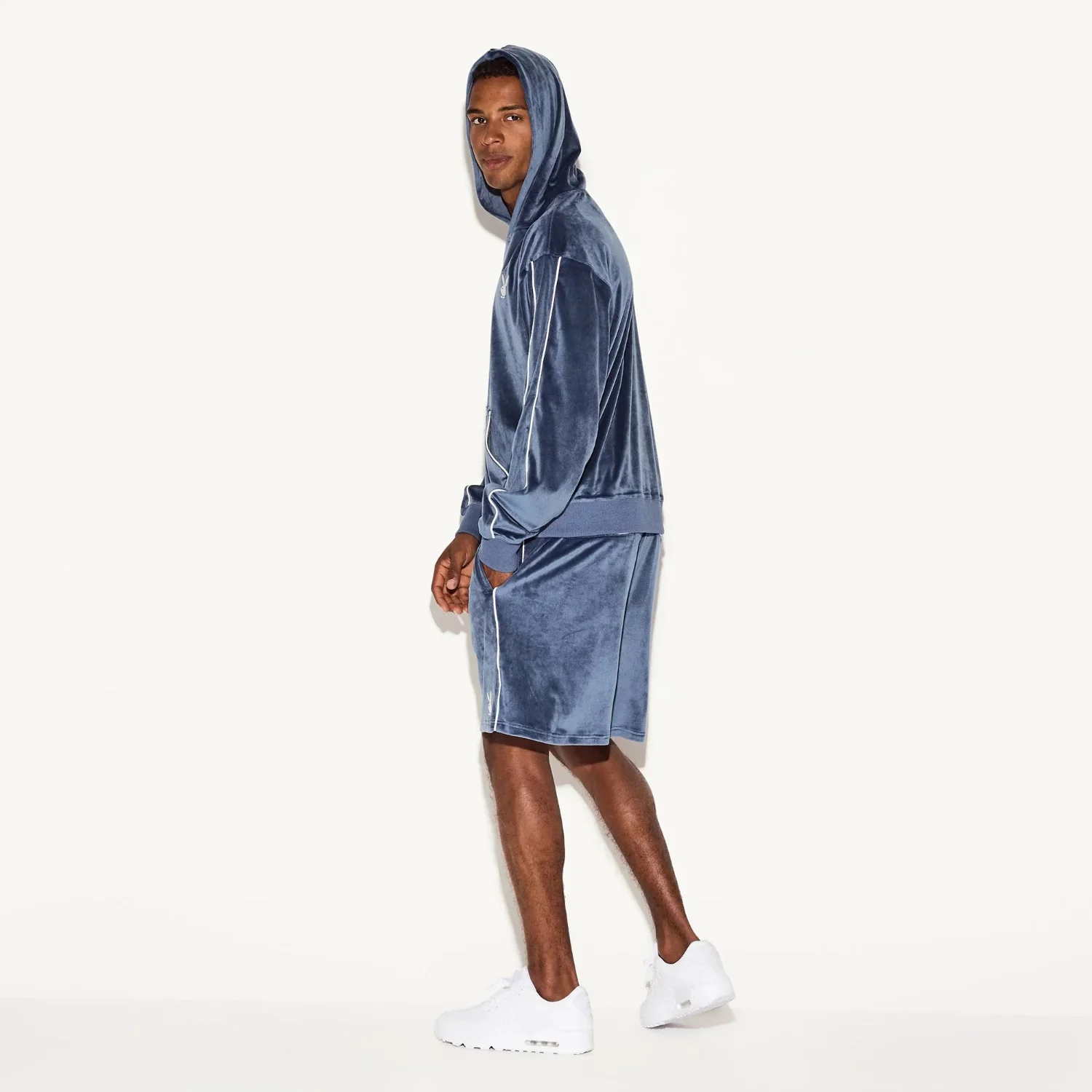 Playboy Men's Velour Hoodie - Image 9
