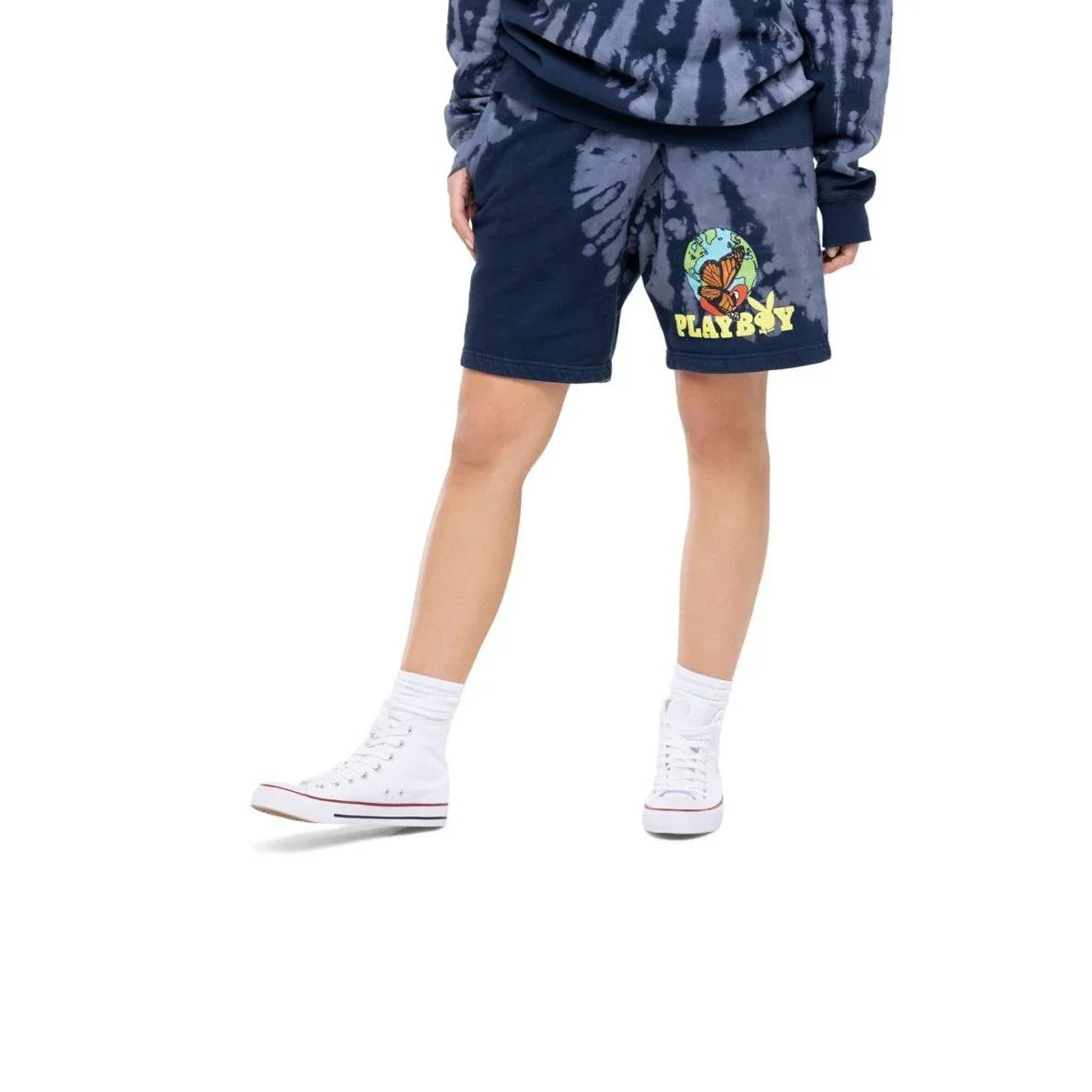 Playboy Tie-Dye Au Naturel Sweatshorts - Image 3