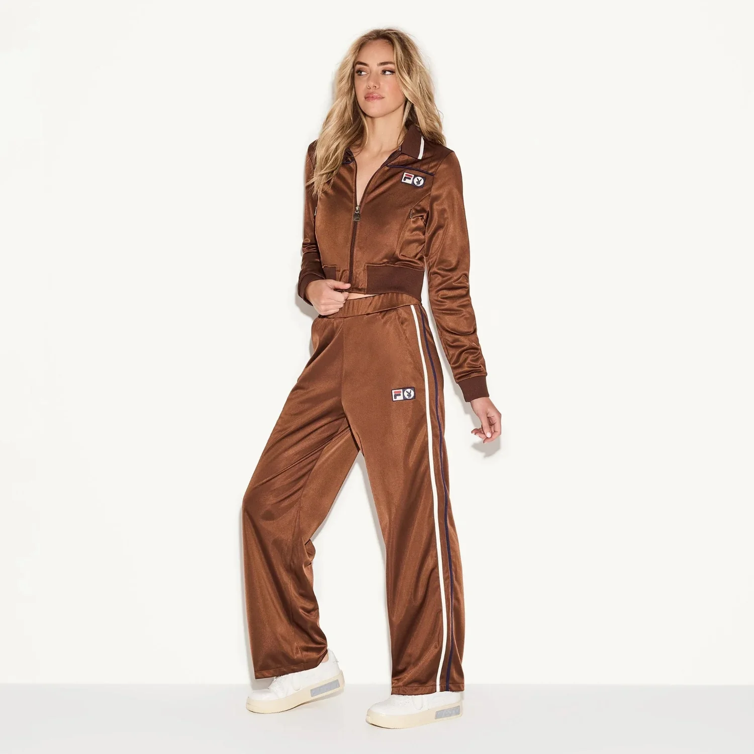 Playboy x FILA Jill Slim Zip-Up Jacket - Image 3