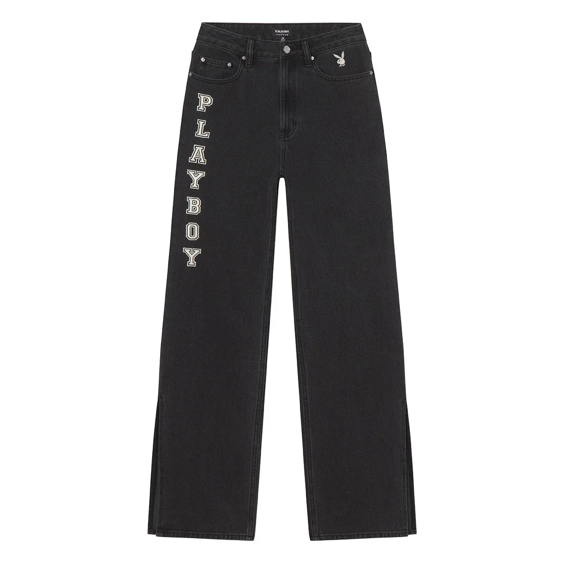 Playboy Women's 90s Boyfriend Denim Pants
