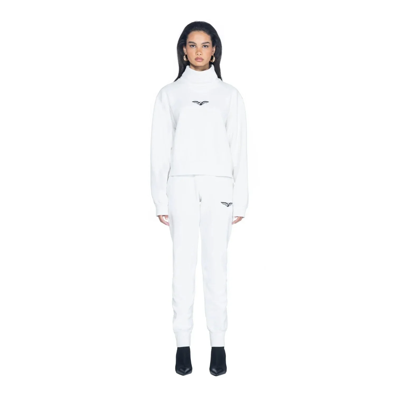 Playboy Women's Aviation Wings High Neck Cropped Sweatshirt - Image 6