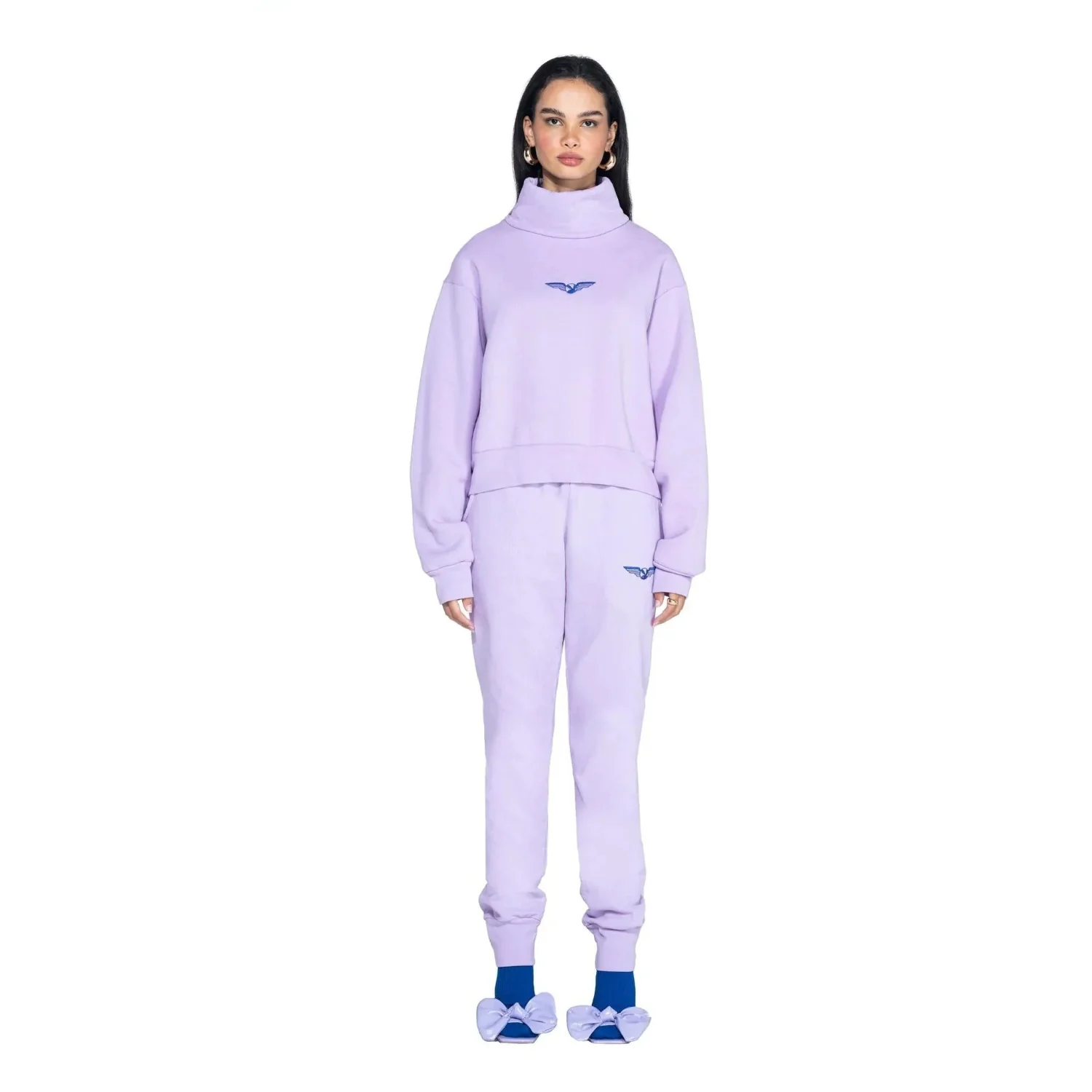 Playboy Women's Aviation Wings High Neck Cropped Sweatshirt - Image 7