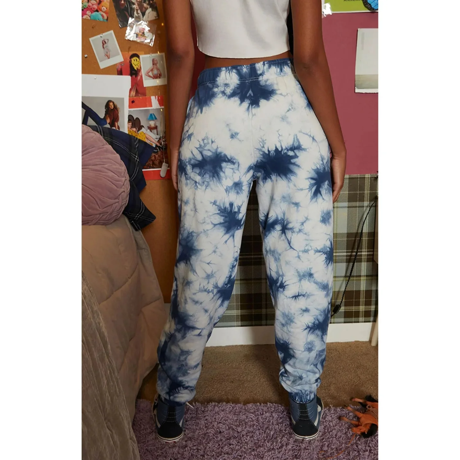 Playboy Women's Crystal Tie-Dye Sweatpant - Image 6