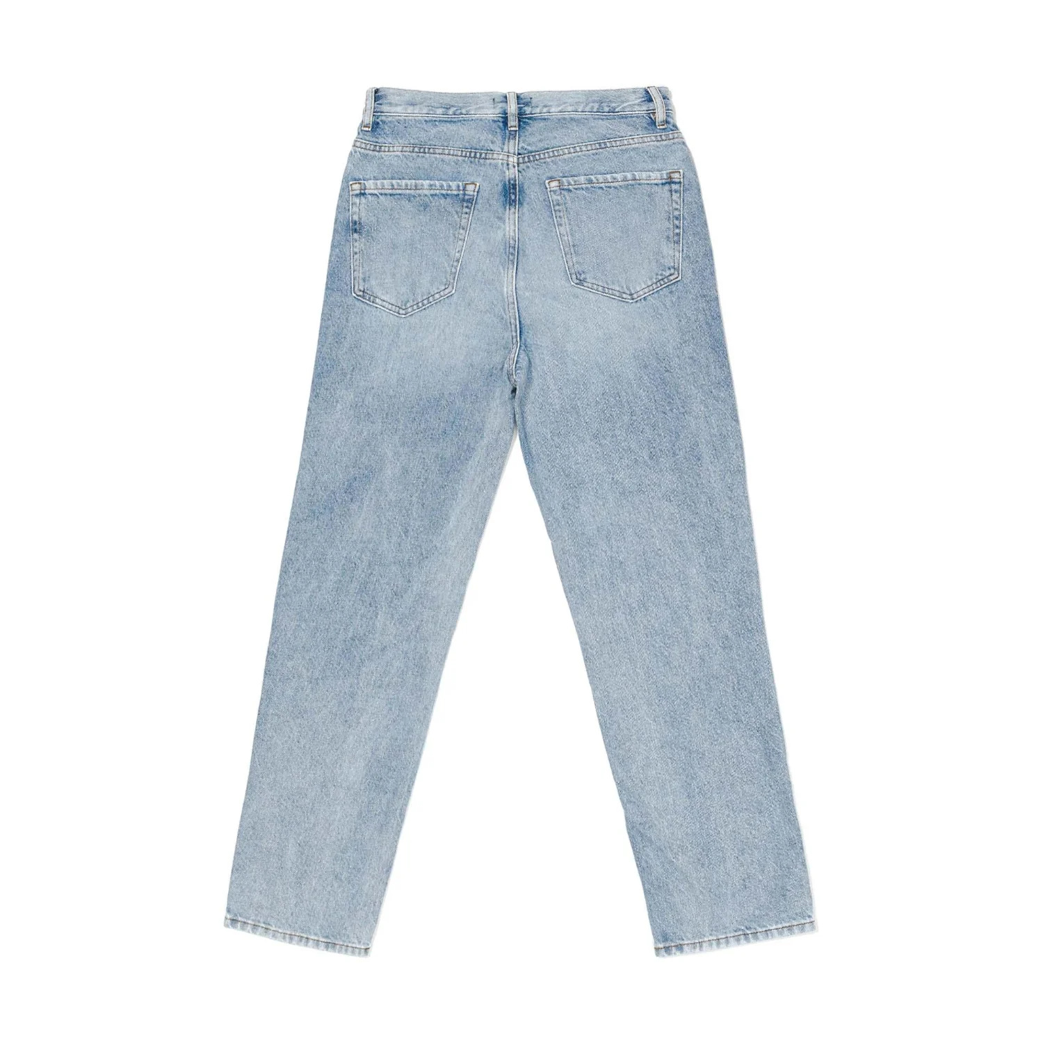 Playboy Women's High Rise Straight Leg Masthead Denim Pants - Image 3