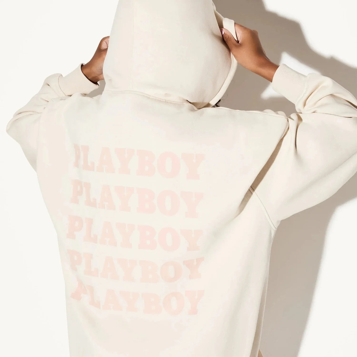 Playboy Women's Repeat Print Hoodie Dress - Image 3